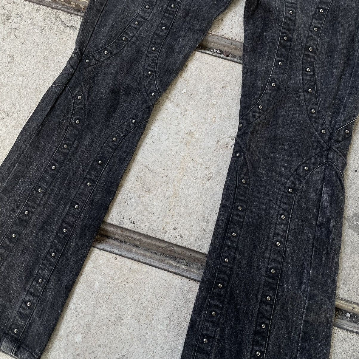 If Six Was Nine Dark studded flare denim ifsixwasnine style Size US 32 / EU 48 - 3 Thumbnail
