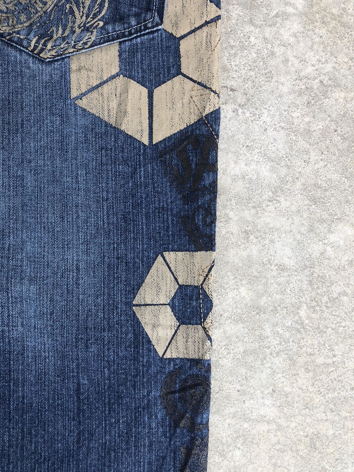 Southpole Vintage Southpole Embroidered Jeans Distressed Jeans Size US 32 / EU 48 - 13 Thumbnail