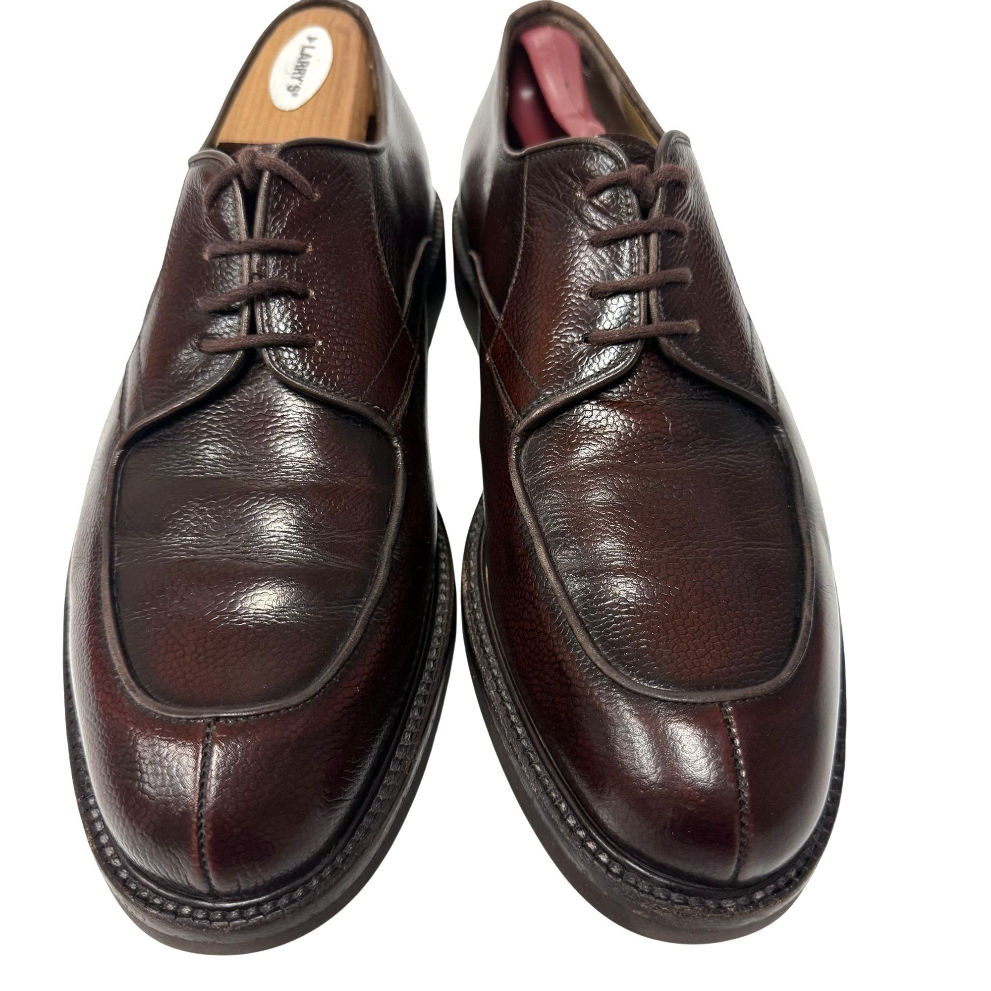 Other Bruno Magli RENATO Burgundy Brown Leather SPLIT TOE Shoes Size US 9.5 / EU 42-43 - 3 Thumbnail