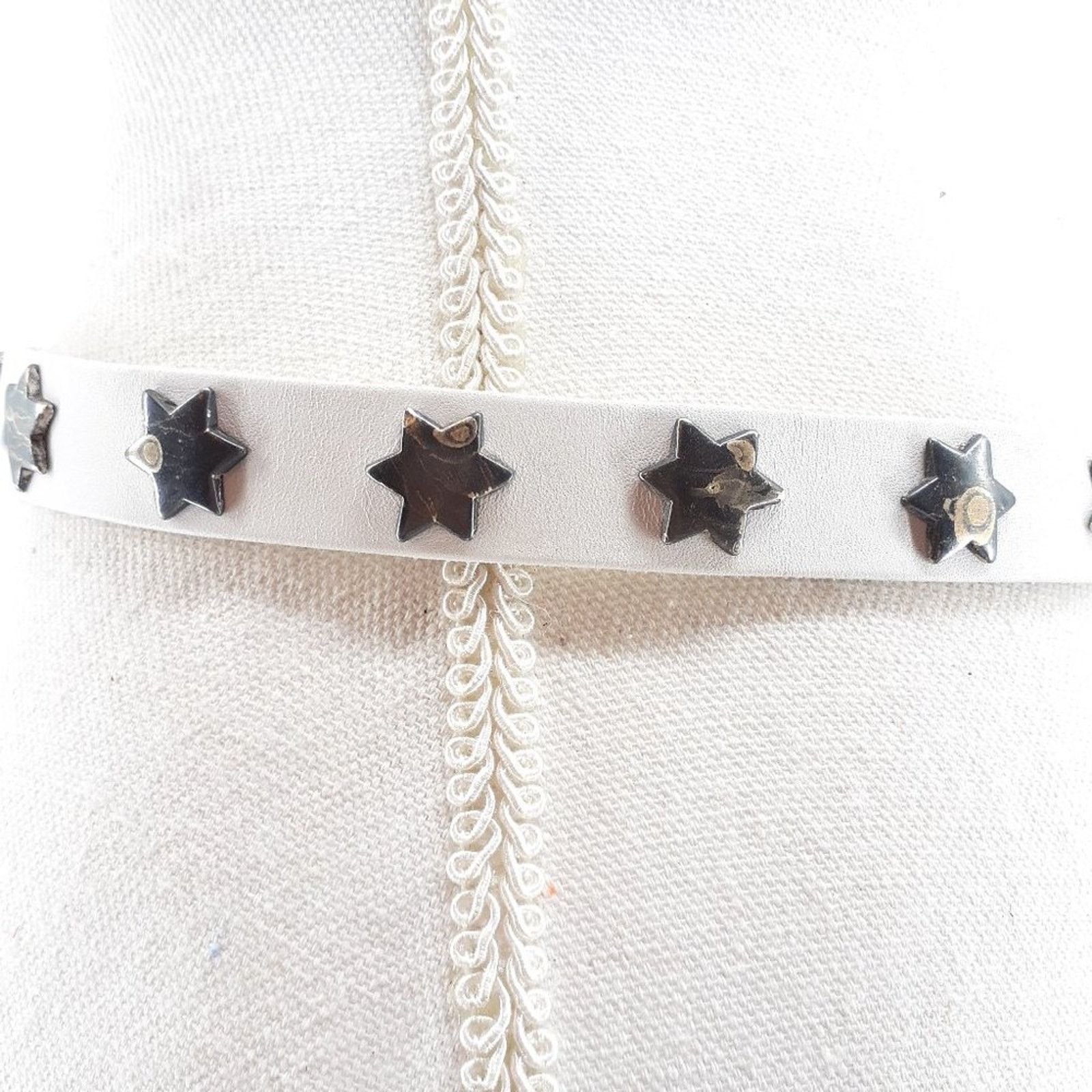 Express Express Jeans Women's White Genuine Leather Belt Size M Size ONE SIZE - 10 Thumbnail