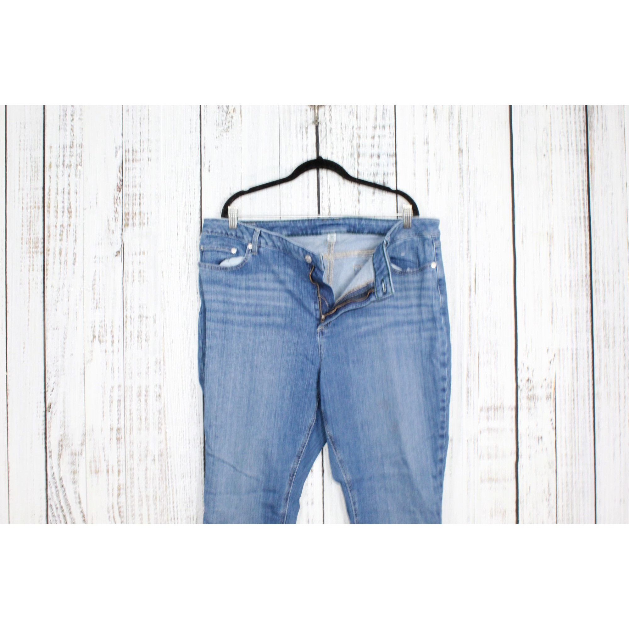 L.L. Bean LL Bean Women’s BeanFlex Skinny Jeans 20W Vintage Size 40" / US 18 - 5 Thumbnail