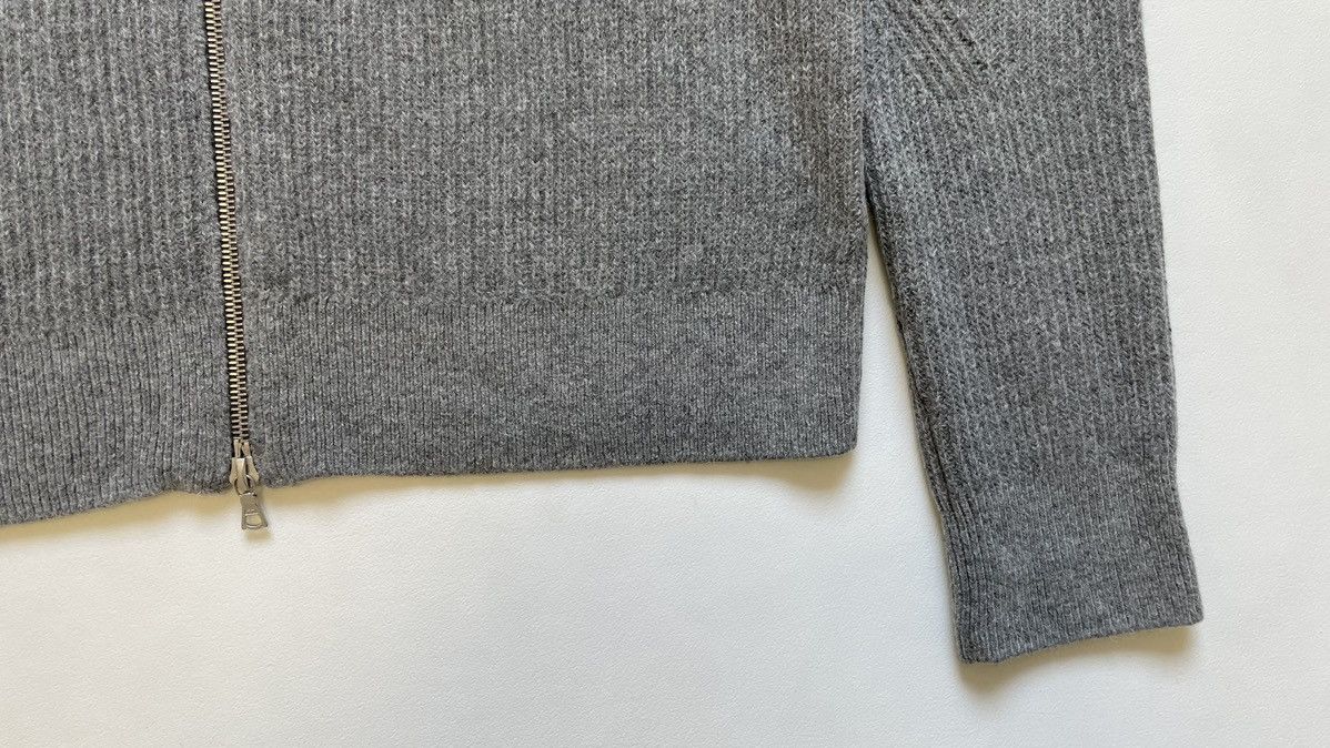 Dries Van Noten Ribbed Knit Wool Zip Drivers Cardigan Size US S / EU 44-46 / 1 - 10 Thumbnail