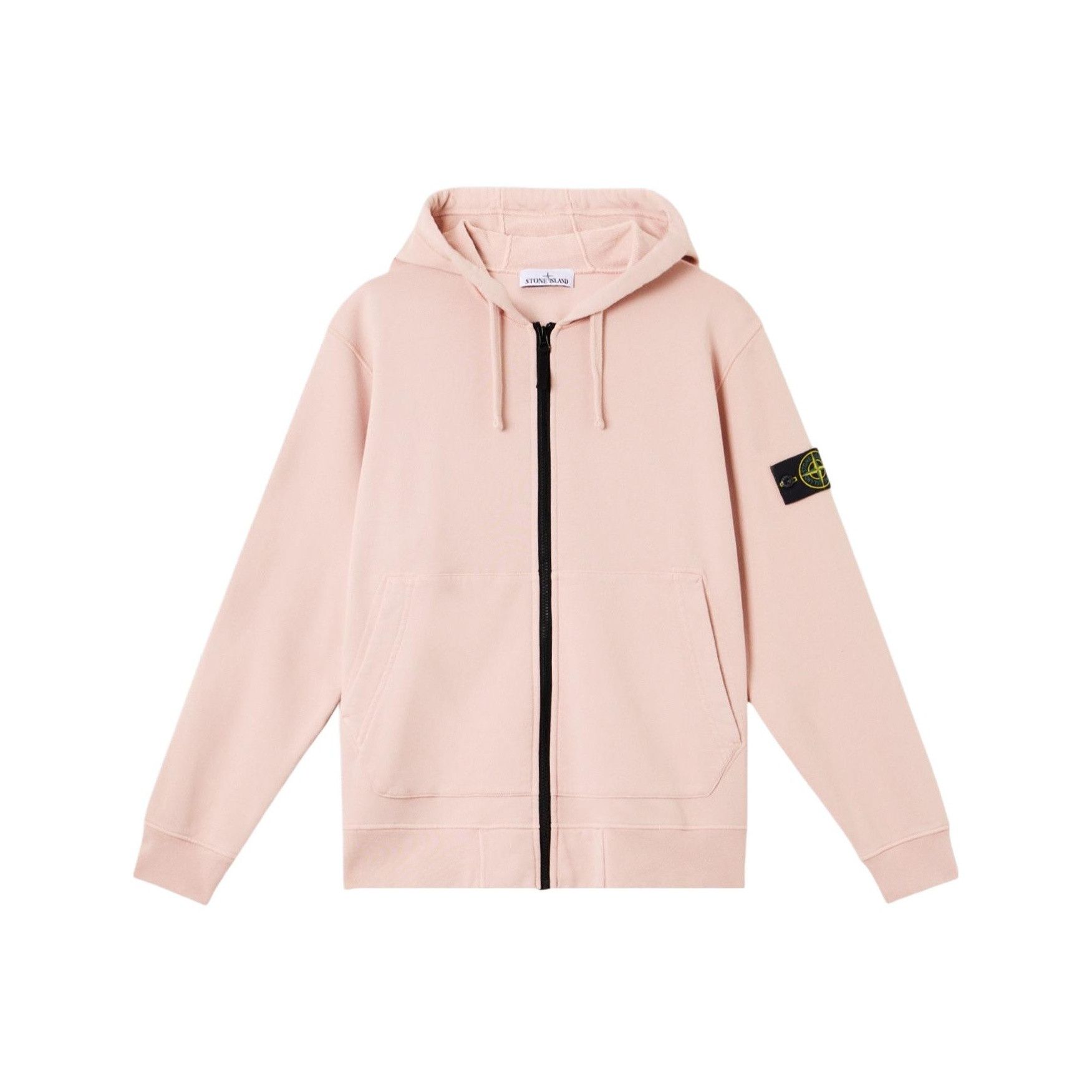 Stone Island Stone Island Pink Zip Hoodie Size M Size US M / EU 48-50 / 2 - 1 Thumbnail
