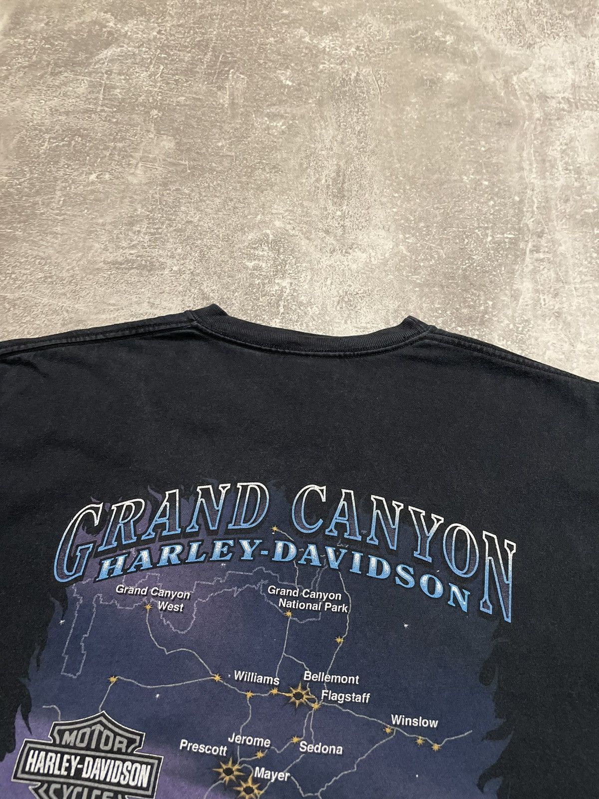 Band Tees Vintage Harley Davidson 2003-2005 Grand Canyon T-Shirt Size US L / EU 52-54 / 3 - 11 Thumbnail