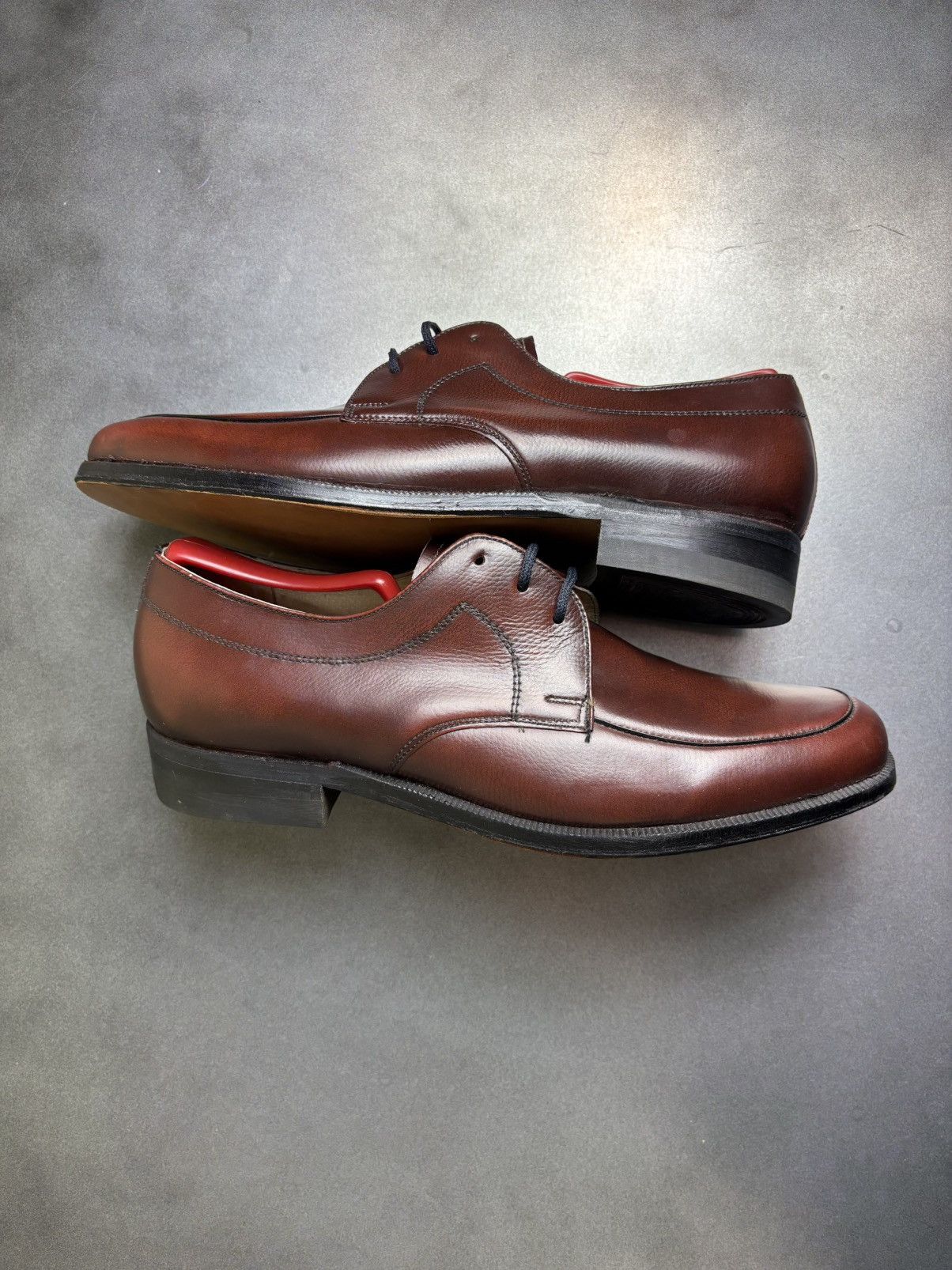 Eaton × Leather × Vintage 1960s Vintage Loafers 1970s Leather Moc Toe Size US 9 / EU 42 - 3 Thumbnail
