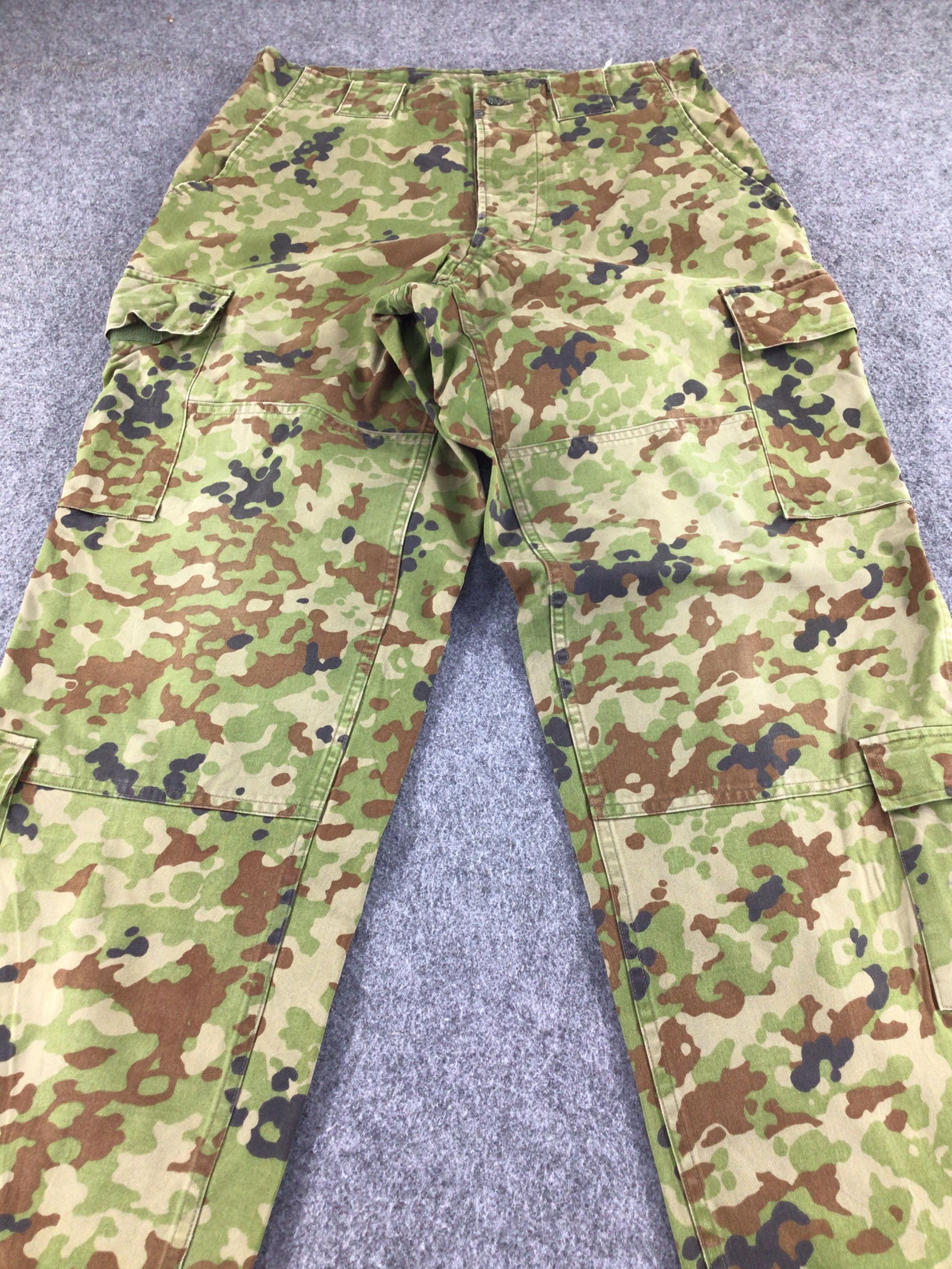 Japanese Brand Camo Army Multipocket Cargo Pant -J256 Size US 31 - 3 Thumbnail