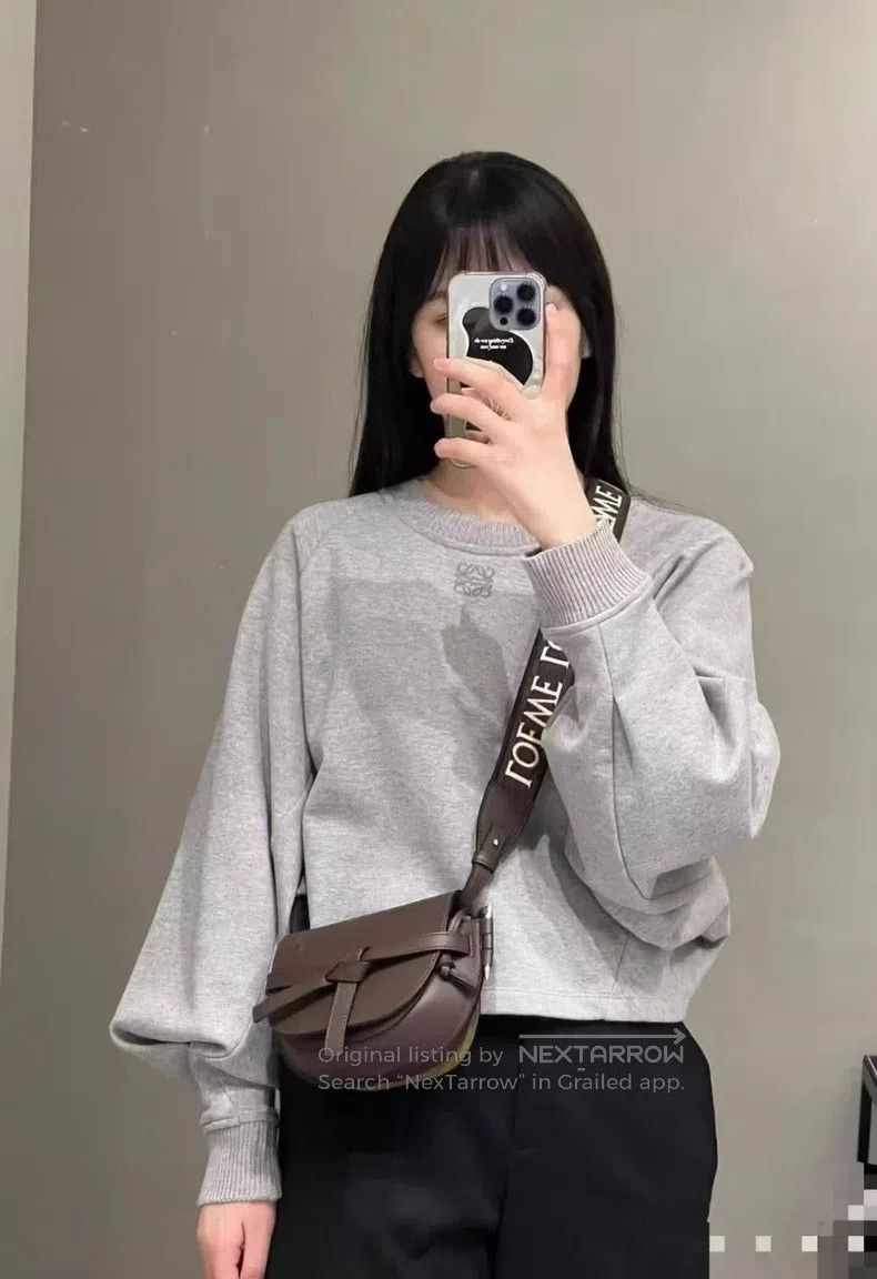 Loewe Loewe Embroidered Logo Bat Sleeve Long Sleeve Top Size XS / US 0-2 / IT 36-38 - 7 Thumbnail