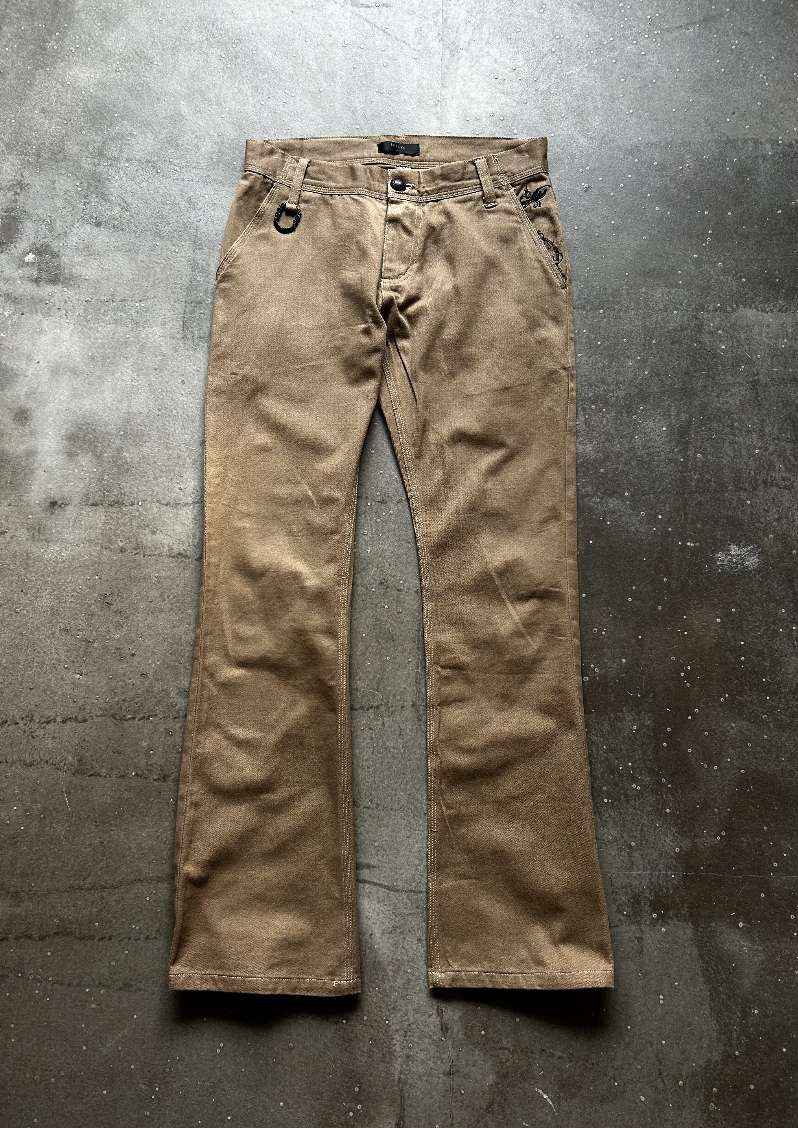 Vintage MIDAS Early Embroidered Jeans Size US 32 / EU 48 - 1 Thumbnail