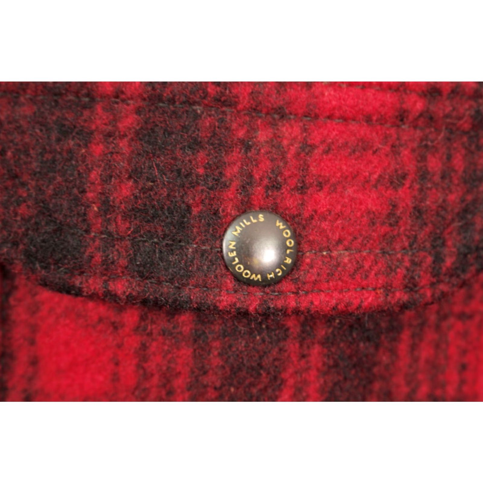 Vintage Woolrich 50s Hunting Jacket Coat Wool Woolrich Red Plaid Wool SZ 36 Small Vintage Mens Coat Size US XXS / EU 40 - 5 Thumbnail