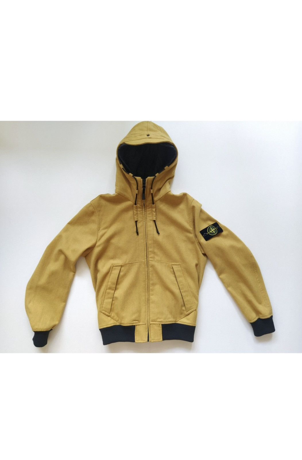 Stone Island Stone Island Melange Wool Poly Hooded Jacket Size US M / EU 48-50 / 2 - 2 Thumbnail