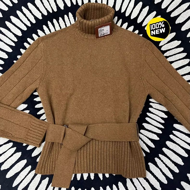 Loro Piana Loro Piana Women's Babycashmere Turtleneck Sweater - dmc Size US M / EU 48-50 / 2 - 1 Thumbnail