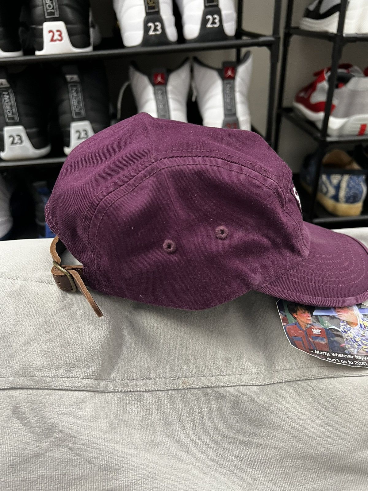 Supreme Supreme Burgundy Cap Size ONE SIZE - 4 Thumbnail