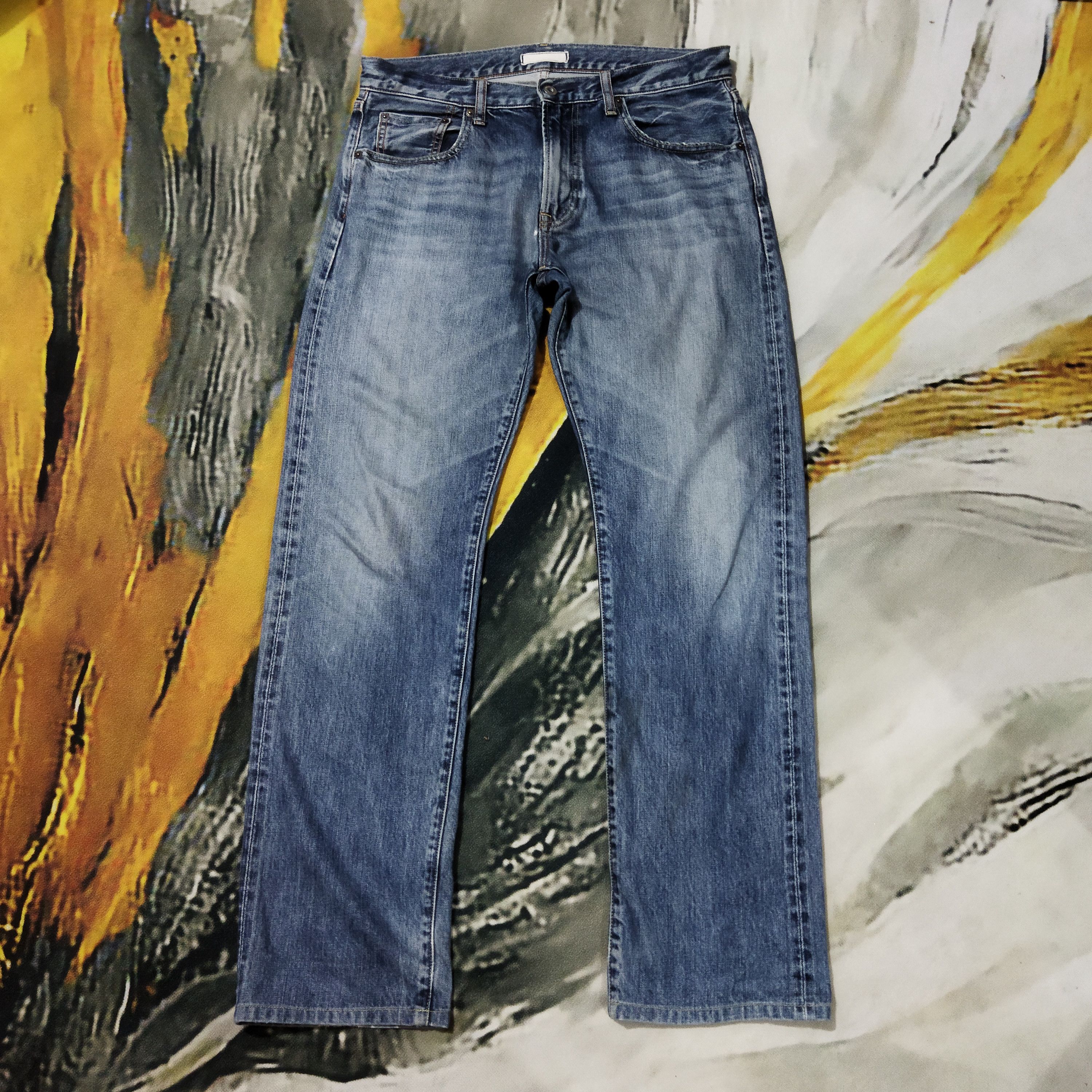 Japanese Brand VINTAGE JAPANESE BLUE JEANS PANTS Size US 33 - 1 Thumbnail