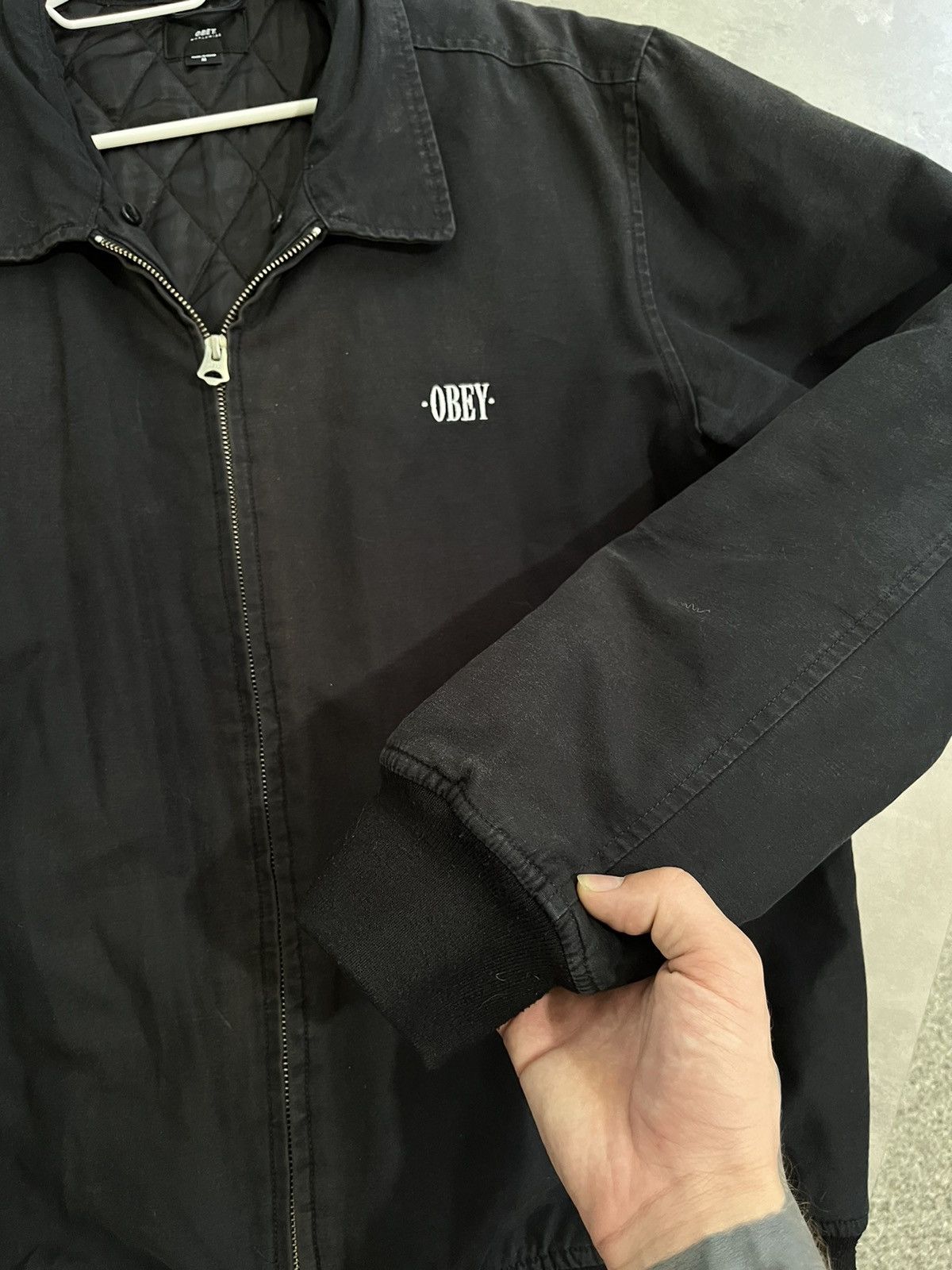Obey Obey faded distressed jacket size M Size US M / EU 48-50 / 2 - 4 Thumbnail
