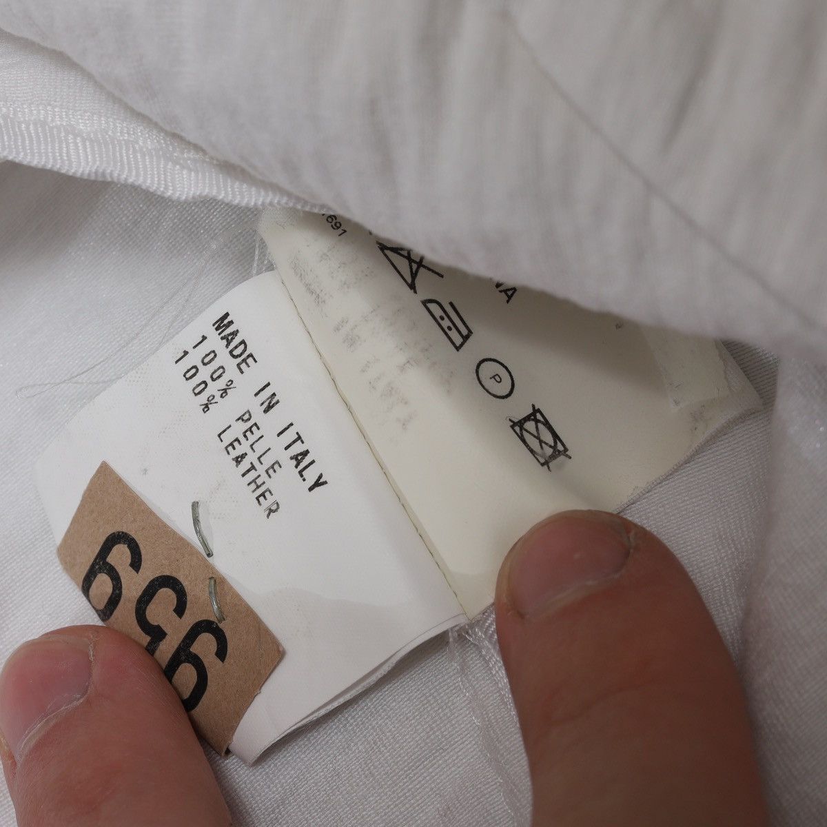 Dirk Bikkembergs Dirk Bikkembergs Vintage Viscose Linen White Jacket Buttons Size S / US 4 / IT 40 - 13 Thumbnail