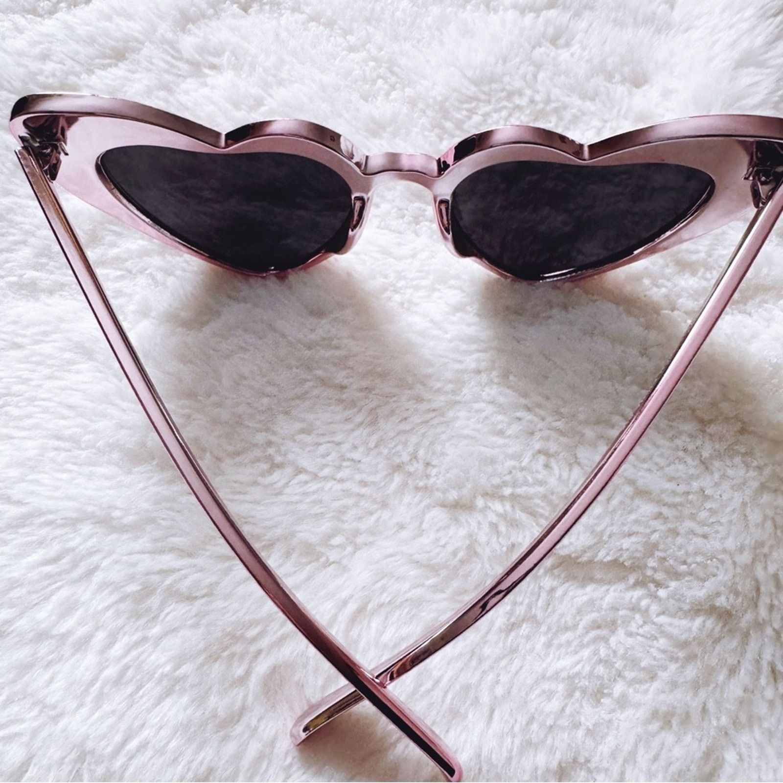 Other Addison Pink Heart-Shaped Sunglasses Size ONE SIZE - 12 Thumbnail