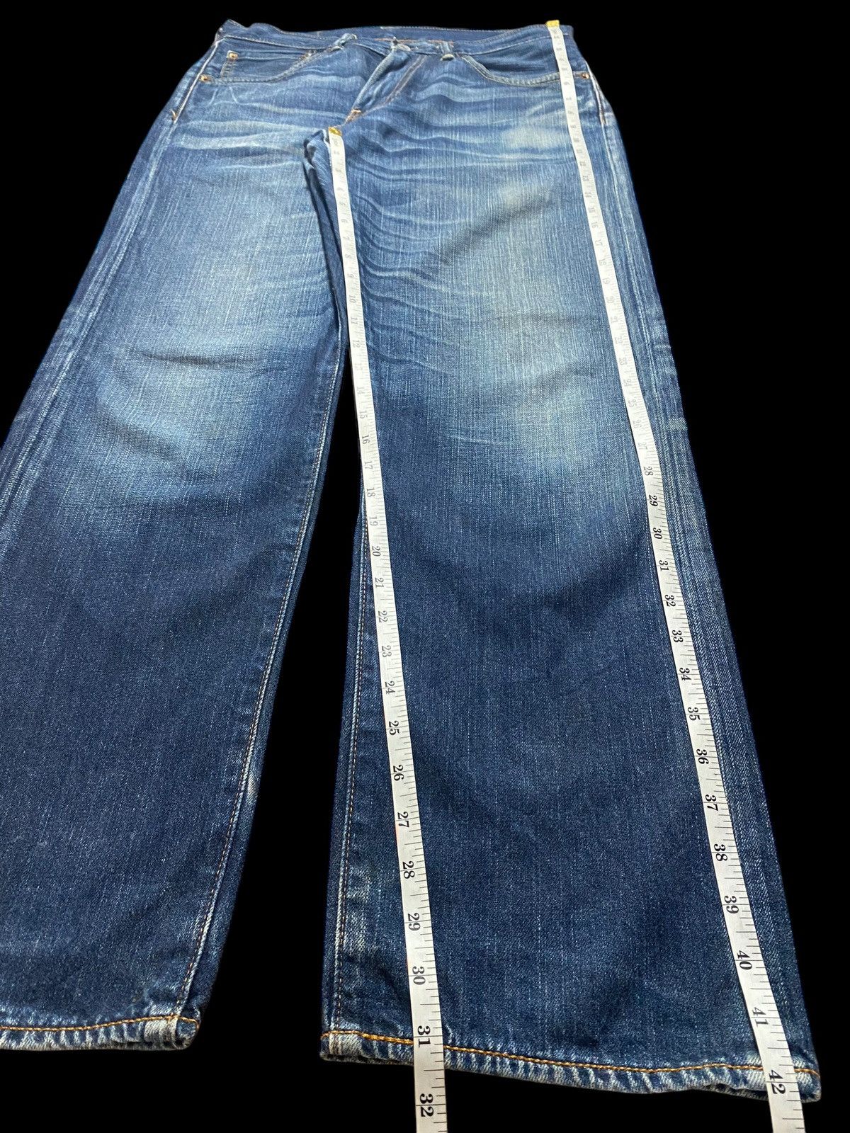 Levi's Vintage Clothing Vintage Levis 503 Blue Faded Whisker Loose Jeans Size US 32 / EU 48 - 15 Thumbnail