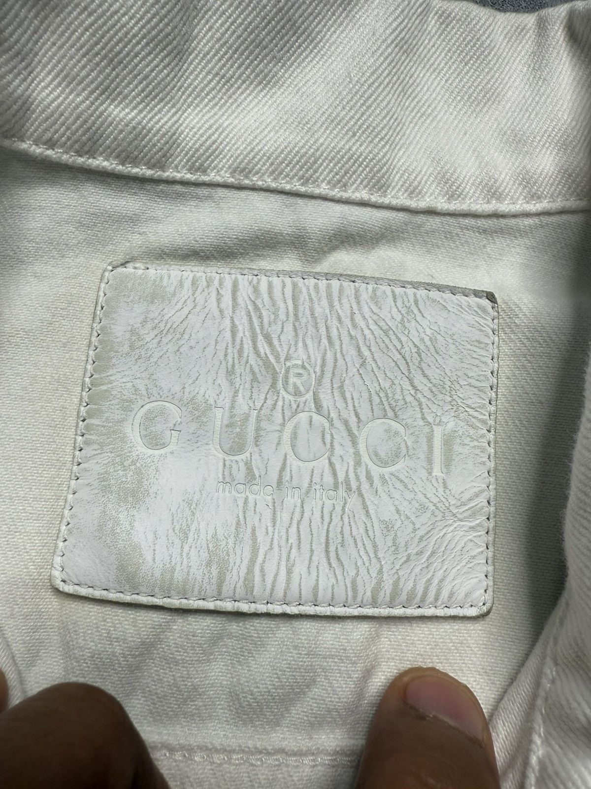 Gucci Gucci By Tomford White Trucker Jacket Size US S / EU 44-46 / 1 - 10 Thumbnail