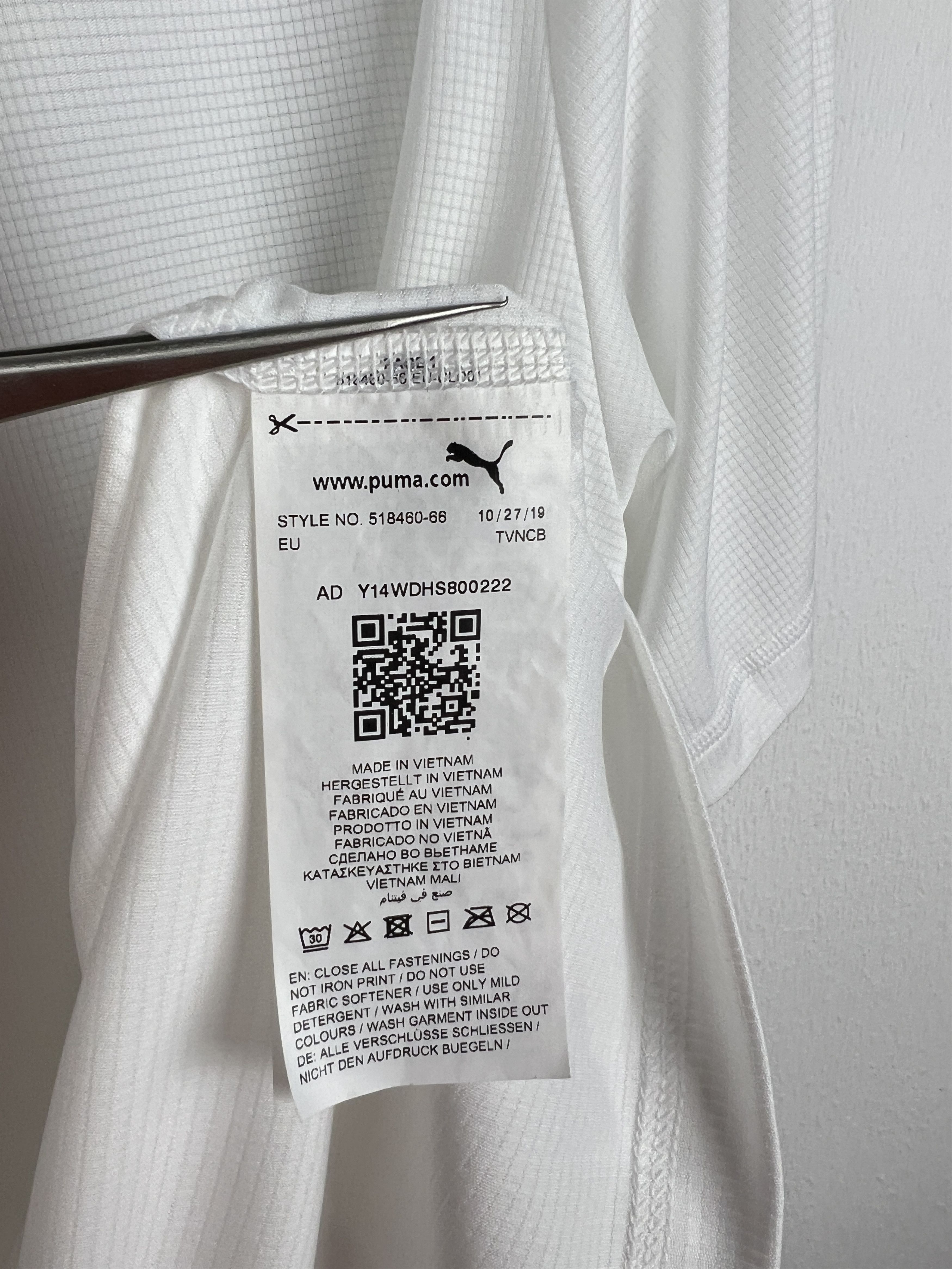 Puma Norway White Olympic Shirt Polo National Team Jersey Trikot Size US L / EU 52-54 / 3 - 7 Thumbnail