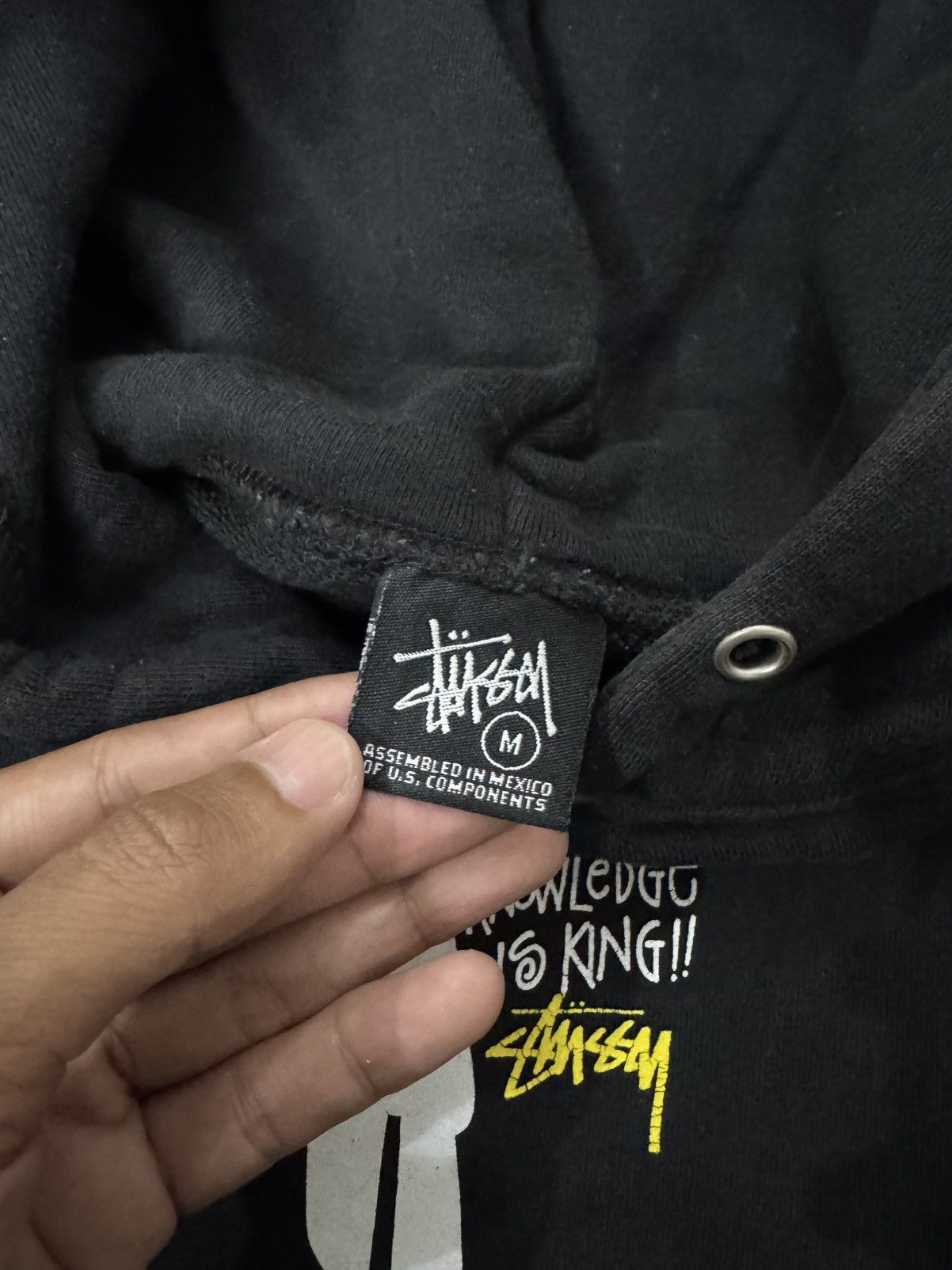 Stussy STUSSY KNOWLEDGE IS KING HOODIE Size US M / EU 48-50 / 2 - 6 Thumbnail