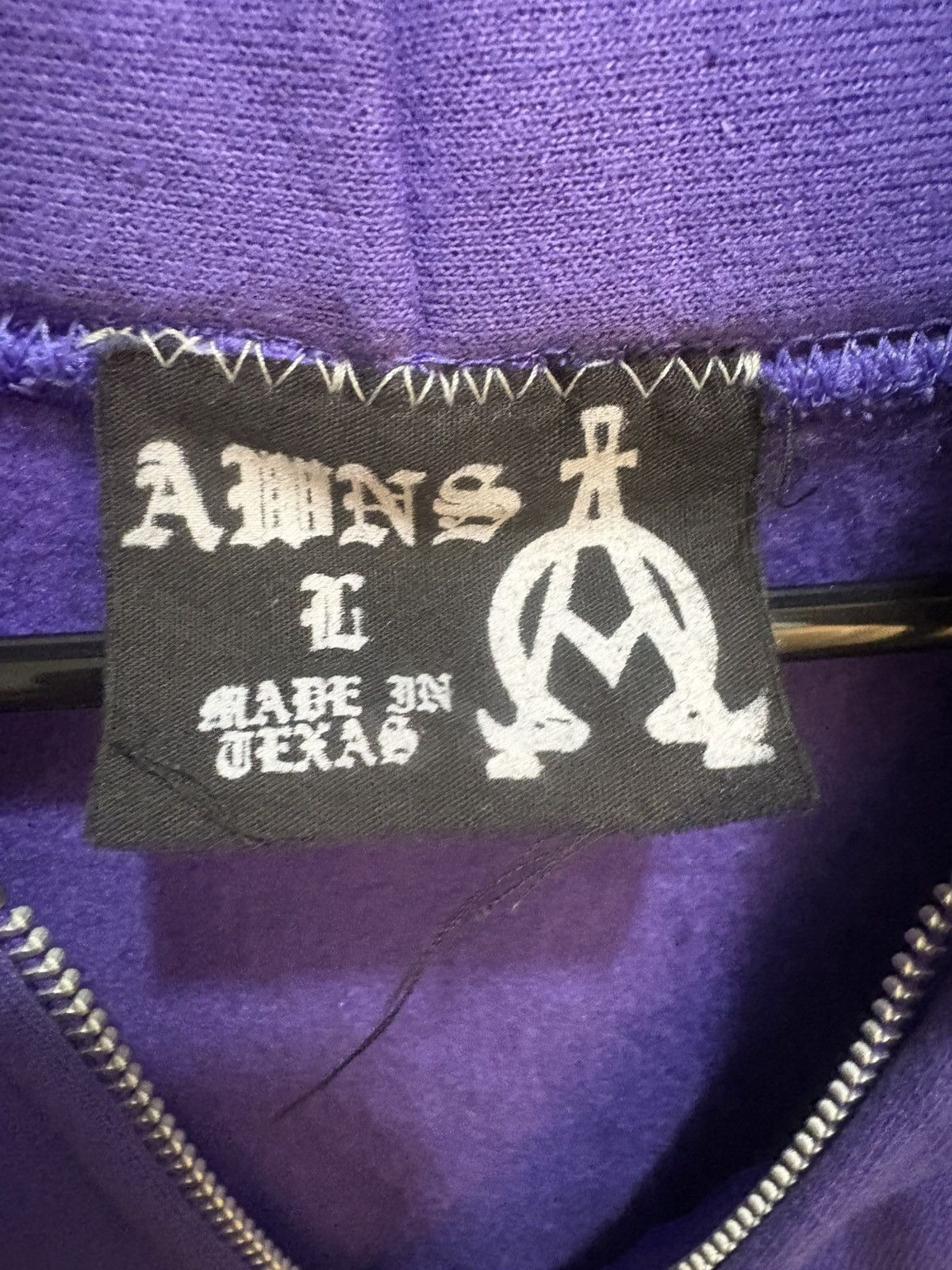 Other AWNS purple hoodie Size US L / EU 52-54 / 3 - 3 Thumbnail