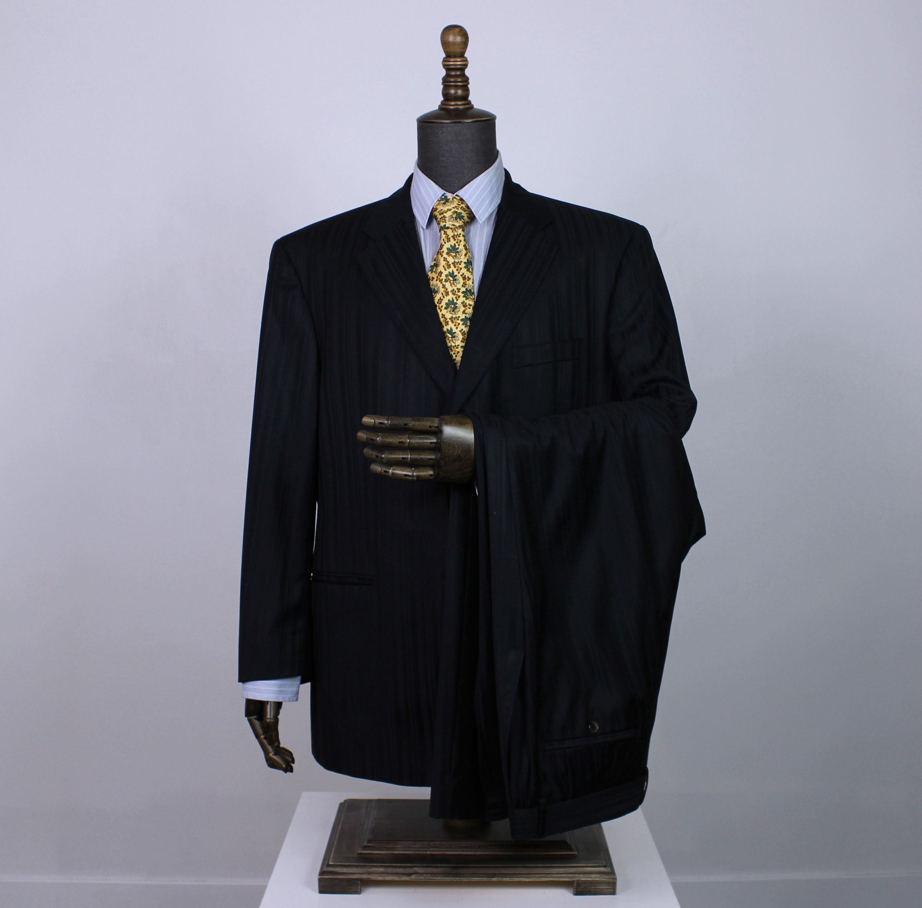 Hugo Boss Hugo Boss suits men full blazer pants black L XL 50 52 Size 52R - 1 Thumbnail