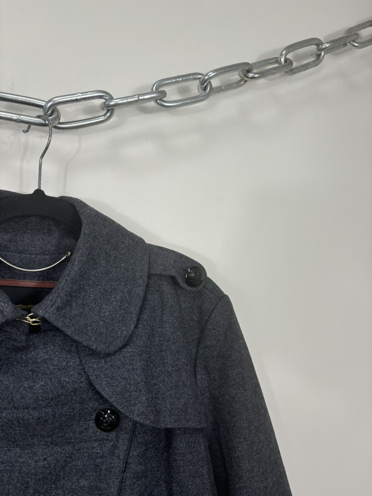 Burberry Thomas Burberry Women’s Double Breasted Wool Cashmere Coat Size M / US 6-8 / IT 42-44 - 11 Thumbnail