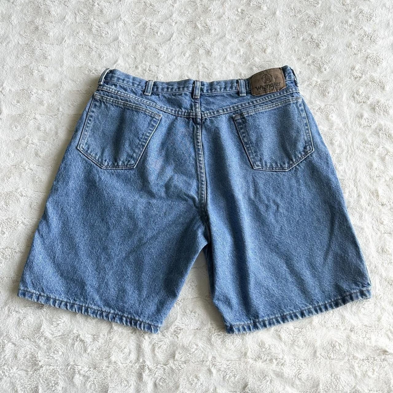 Wrangler Vintage Wrangler Denim Shorts Jorts Mens 33 (Tag 36) Blue Size US 33 - 1 Thumbnail