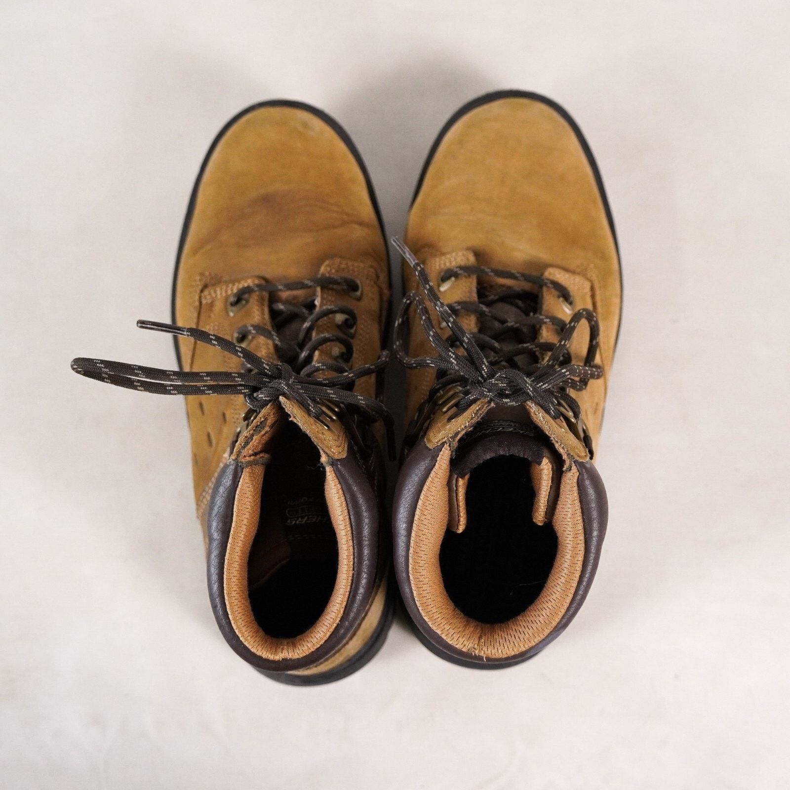 SKECHERS Skechers Relaxed Fit Leather Work Boots Men 7 Hiking Shoes Size US 7 / EU 40 - 4 Thumbnail