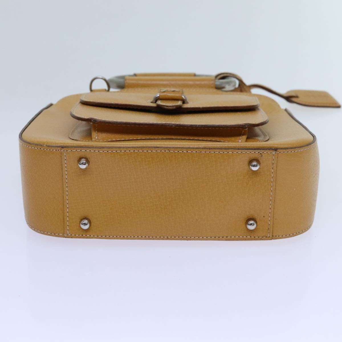 Gucci GUCCI Hand Bag Leather Brown Size ONE SIZE - 5 Thumbnail