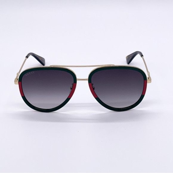 Gucci NEW GUCCI GG0062S 003 AVIATOR FRAME SUNGLASSES GUCCI Size ONE SIZE - 3 Thumbnail