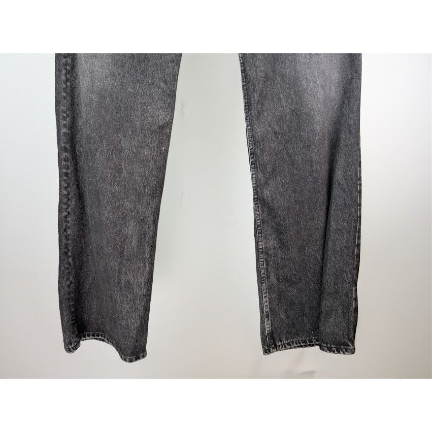 Balenciaga o1rshd1 Trompe L'oeil Fleece Denim Pants in Black Size US 30 / EU 46 - 4 Thumbnail