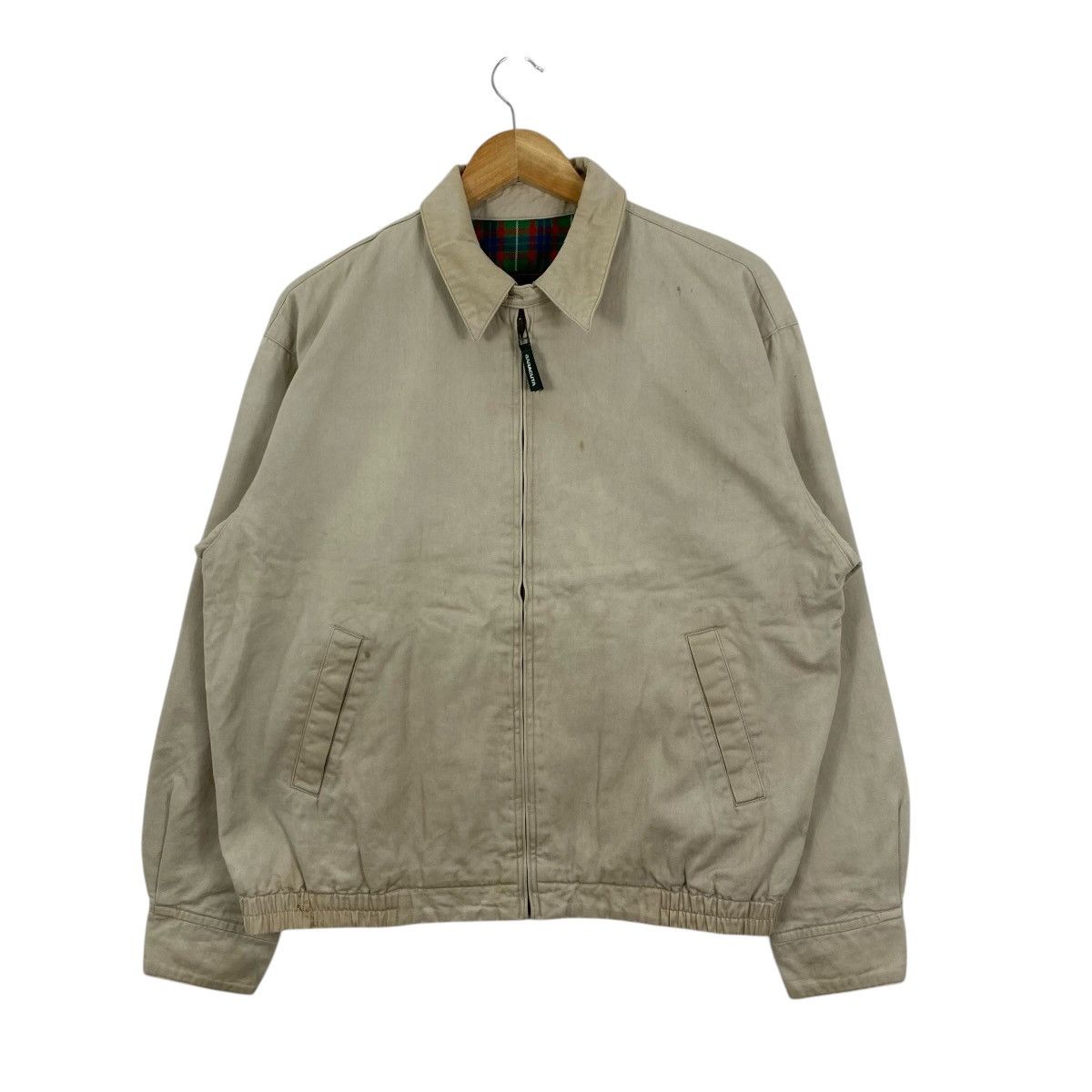 Baracuta Vintage 90s Baracuta Green Label Jacket Tan M Size US L / EU 52-54 / 3 - 1 Thumbnail
