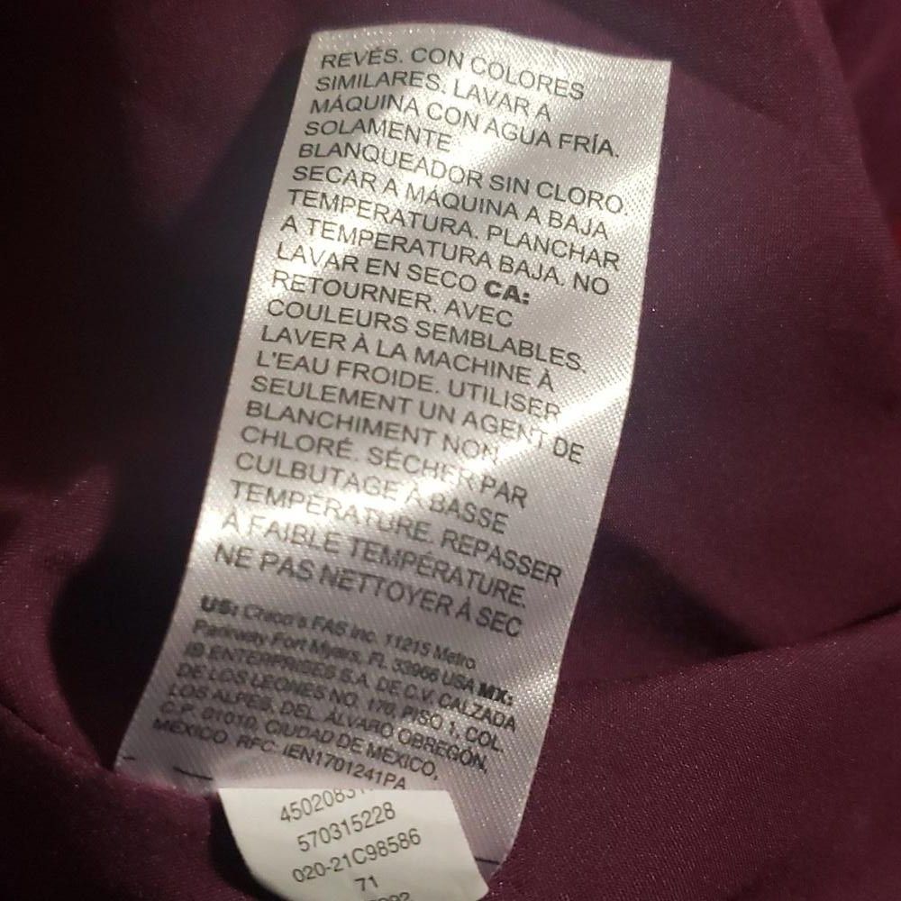 Chicos CT1985 Chico's Purple Faux Suede Purple Zip Front Jacket 12 Size XL / US 12-14 / IT 48-50 - 6 Thumbnail