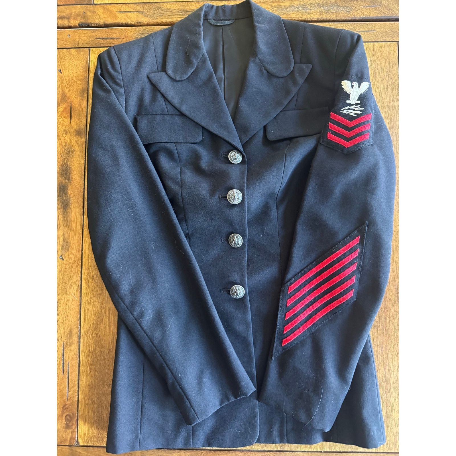Other Vintage U.S. Navy CPO Women's Dress Blue Jacket Size S / US 4 / IT 40 - 8 Thumbnail