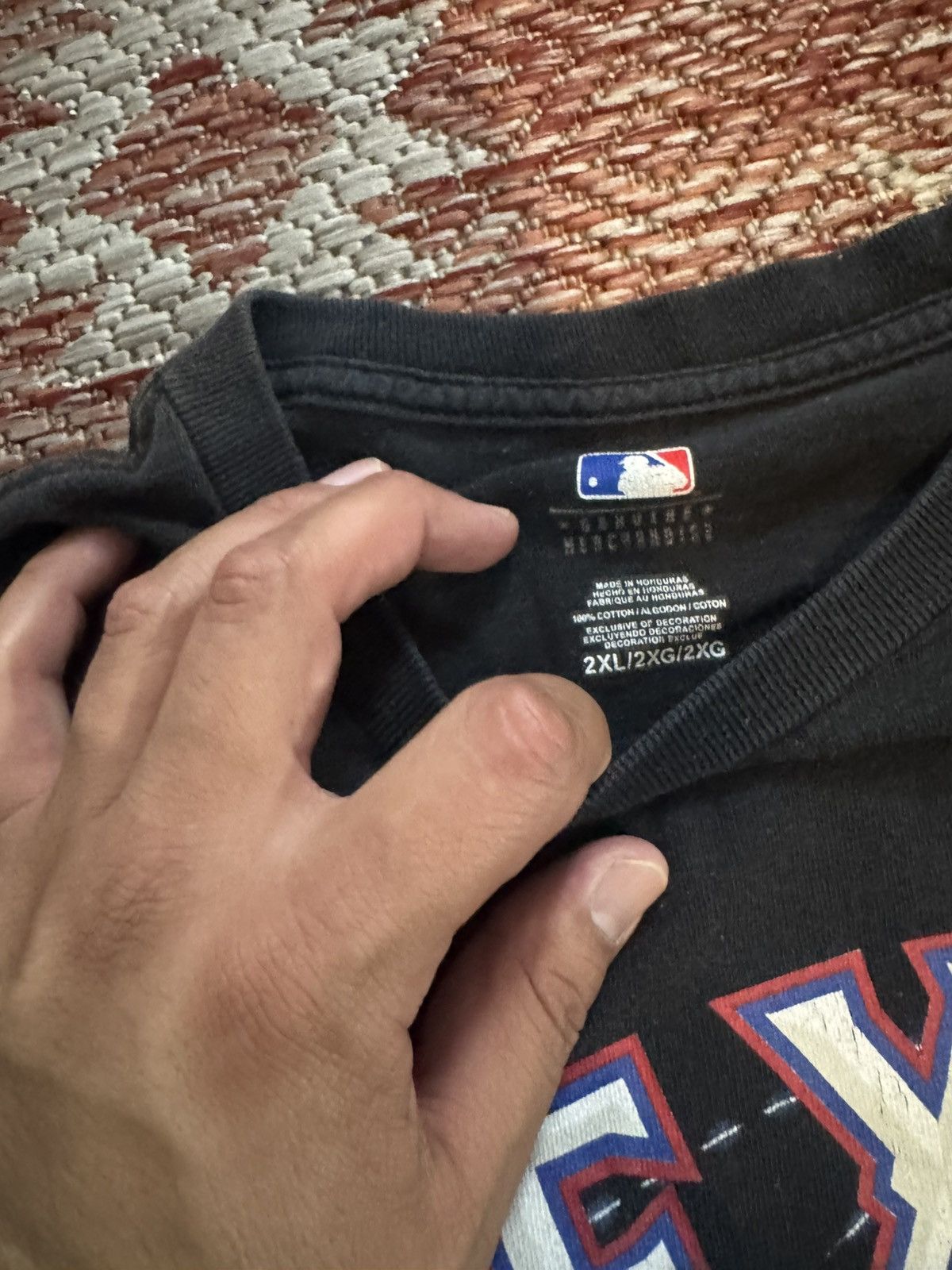 MLB Texas Rangers Vintage Tee Size XXL black SWINGMAN Size US XXL / EU 58 / 5 - 3 Thumbnail