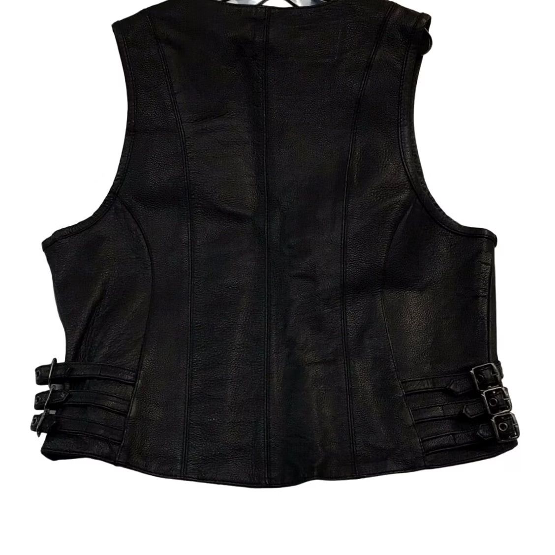 Vintage VINTAGE Milwaukee Leather Women Vest XL Black Motorcycle Jacket Women Size XL / US 12-14 / IT 48-50 - 2 Thumbnail