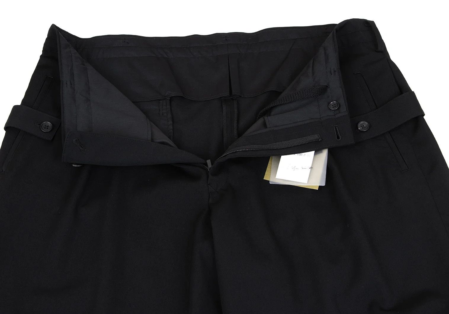 Yohji Yamamoto Yohji Yamamoto Wool Gabardine Strap Pants Size US 34 / EU 50 - 7 Thumbnail