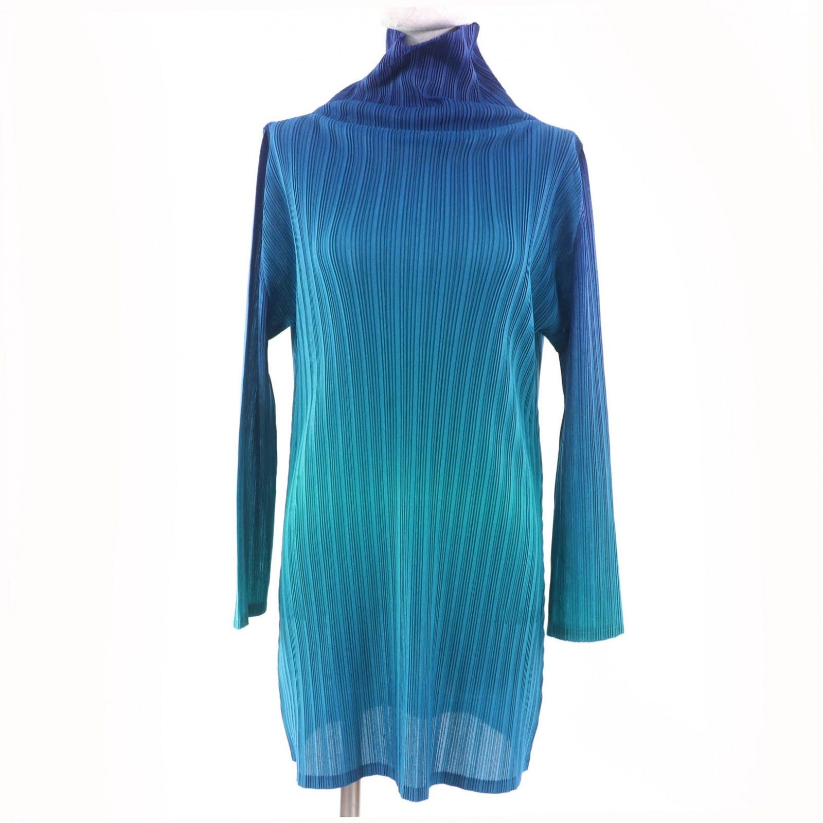 Issey Miyake Issey Miyake PLEATS PLEASE PLEATS PLEASE ONE PIECE Polyester Dress Others Tops PP53-FT384 DUTY FREE for USA Size ONE SIZE - 1 Thumbnail