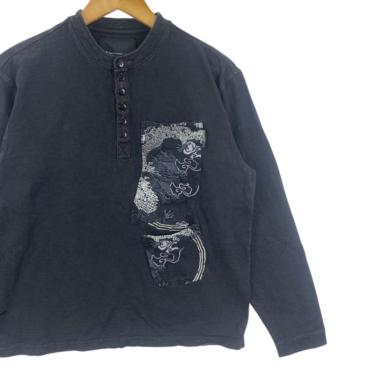 Vintage Vintage JUNE BERGSTRAND NEW YORK Patch Pocket Tee Shirt Top Size M / US 6-8 / IT 42-44 - 5 Thumbnail