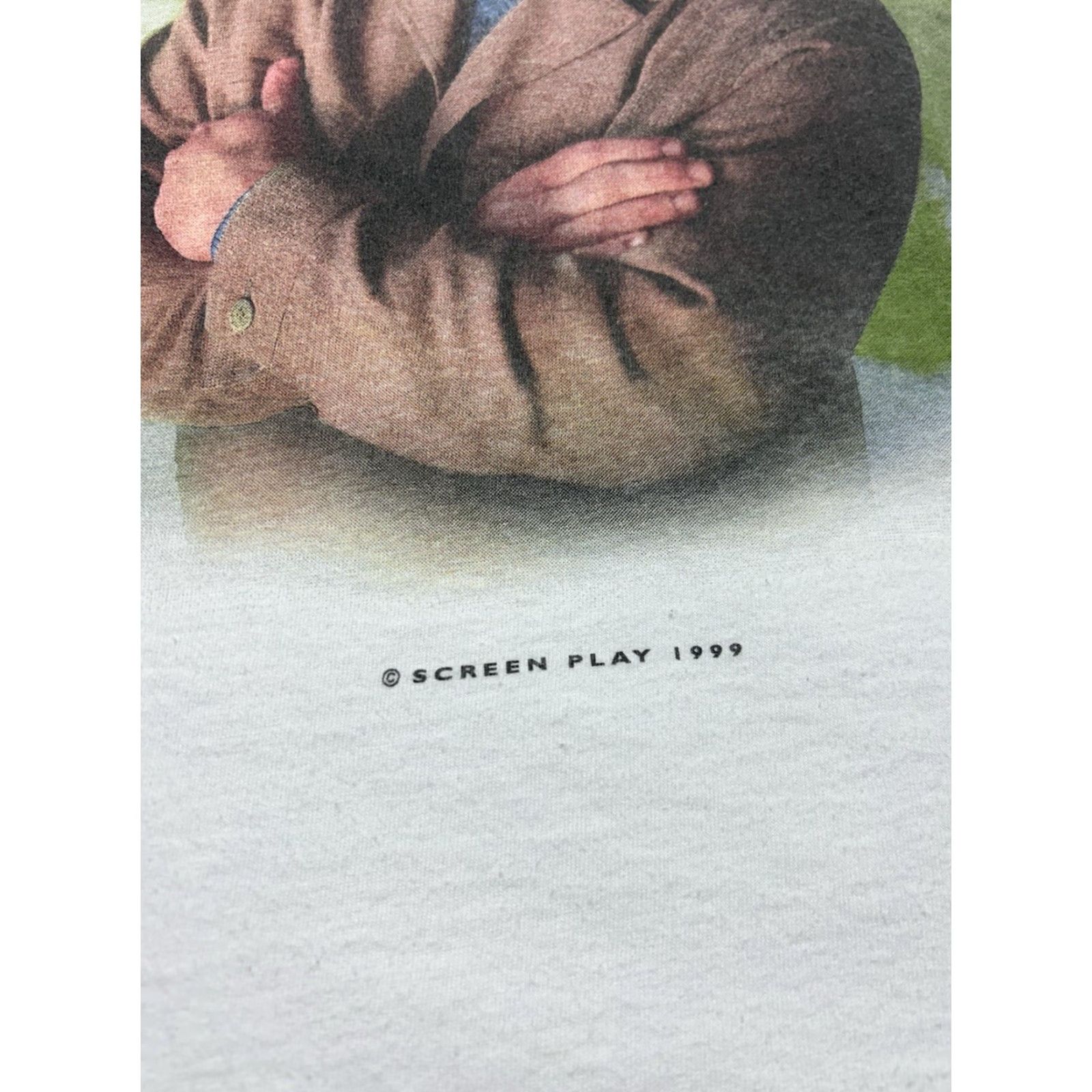 Delta VINTAGE 90s John Michael Montgomery Home to You Delta T-Shirt Men XL White Size US XL / EU 56 / 4 - 3 Thumbnail