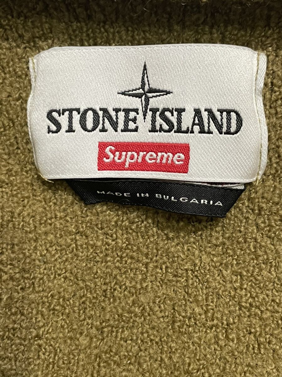 Supreme Supreme Stone Island Boucle Cardigan Olive Size US M / EU 48-50 / 2 - 5 Thumbnail