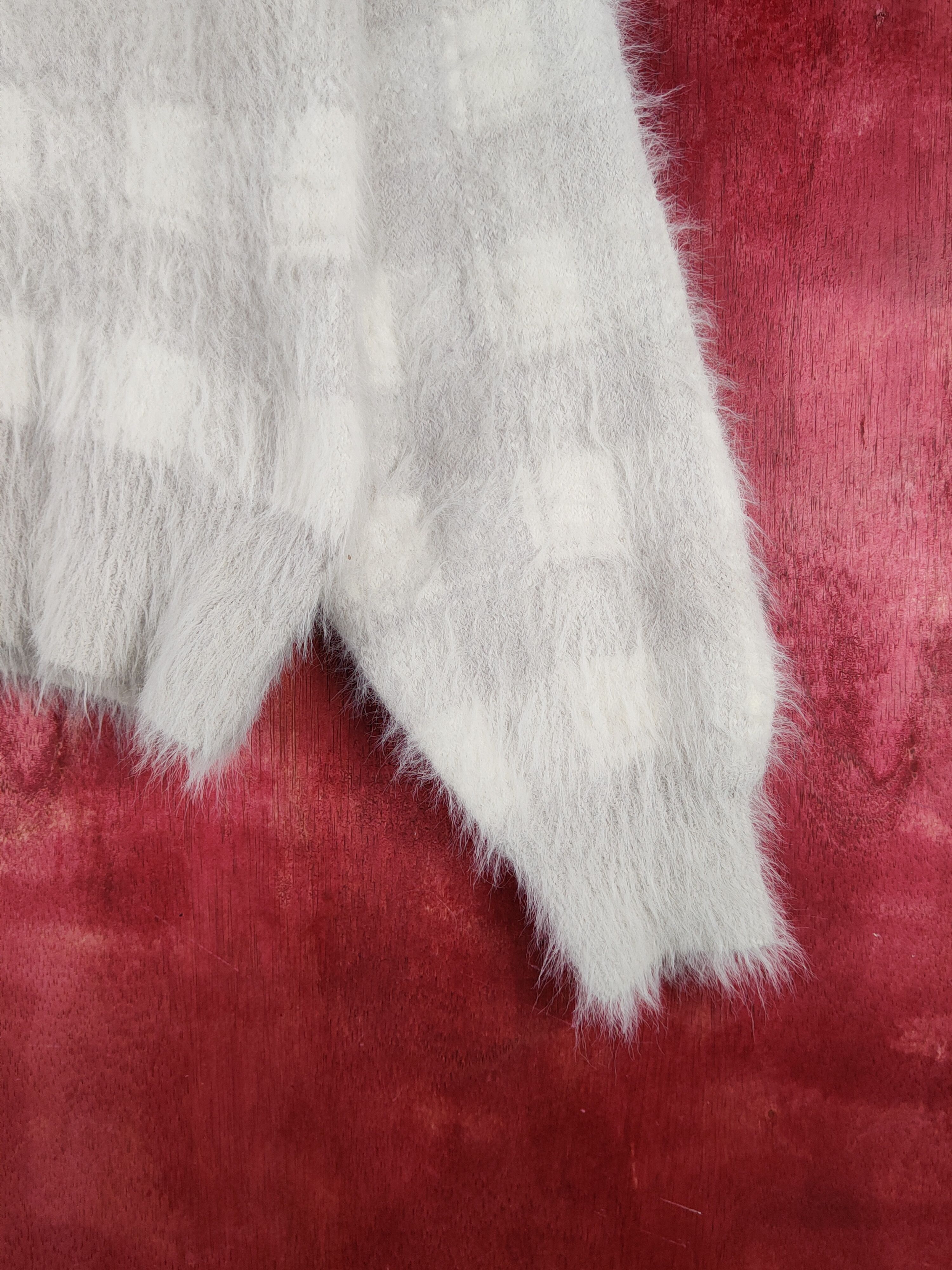 Homespun Knitwear × Japanese Brand × Vintage Archives Light Purple Shag Shaggy Fur Mohair Knitwear #S1997 Size M / US 6-8 / IT 42-44 - 6 Thumbnail