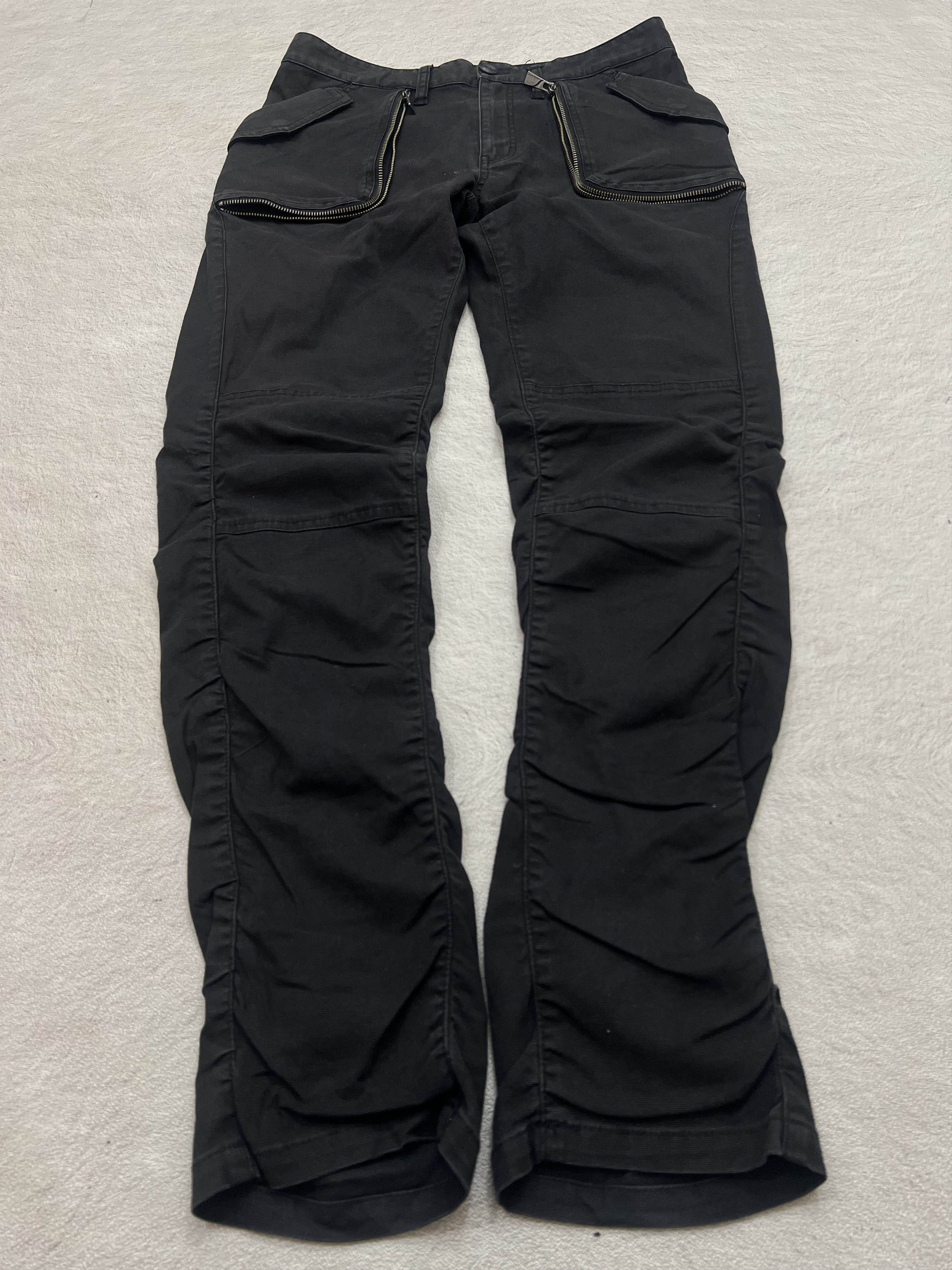 Katharine Hamnett London 2000s Hamnett London Flare Work Fatigue Ruched y2k Lgb Ifsix Size US 29 - 1 Thumbnail