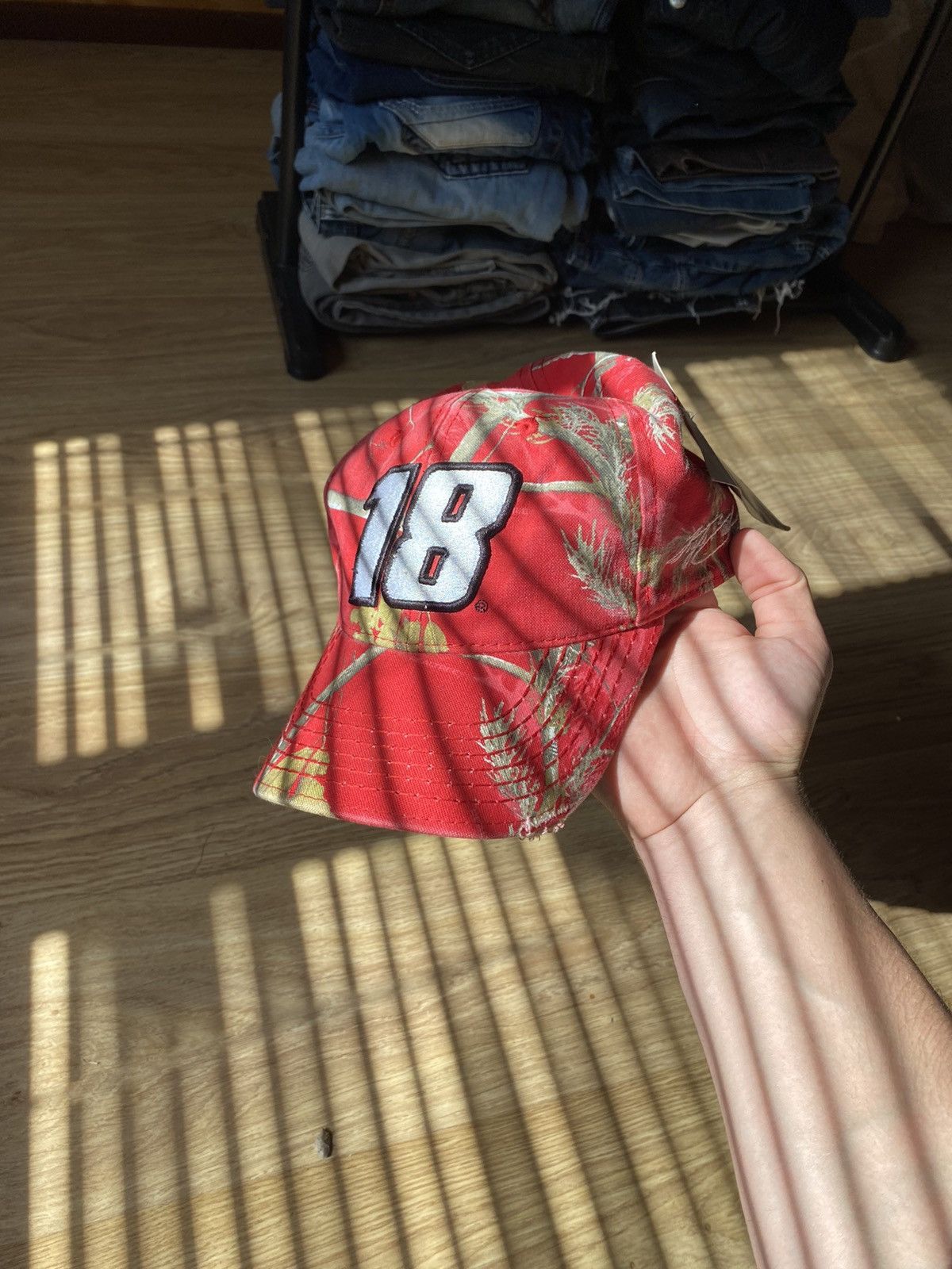 NASCAR Vintage RealTree Red Camo Cap Streetwear Y2k Stussy Style Size ONE SIZE - 1 Thumbnail