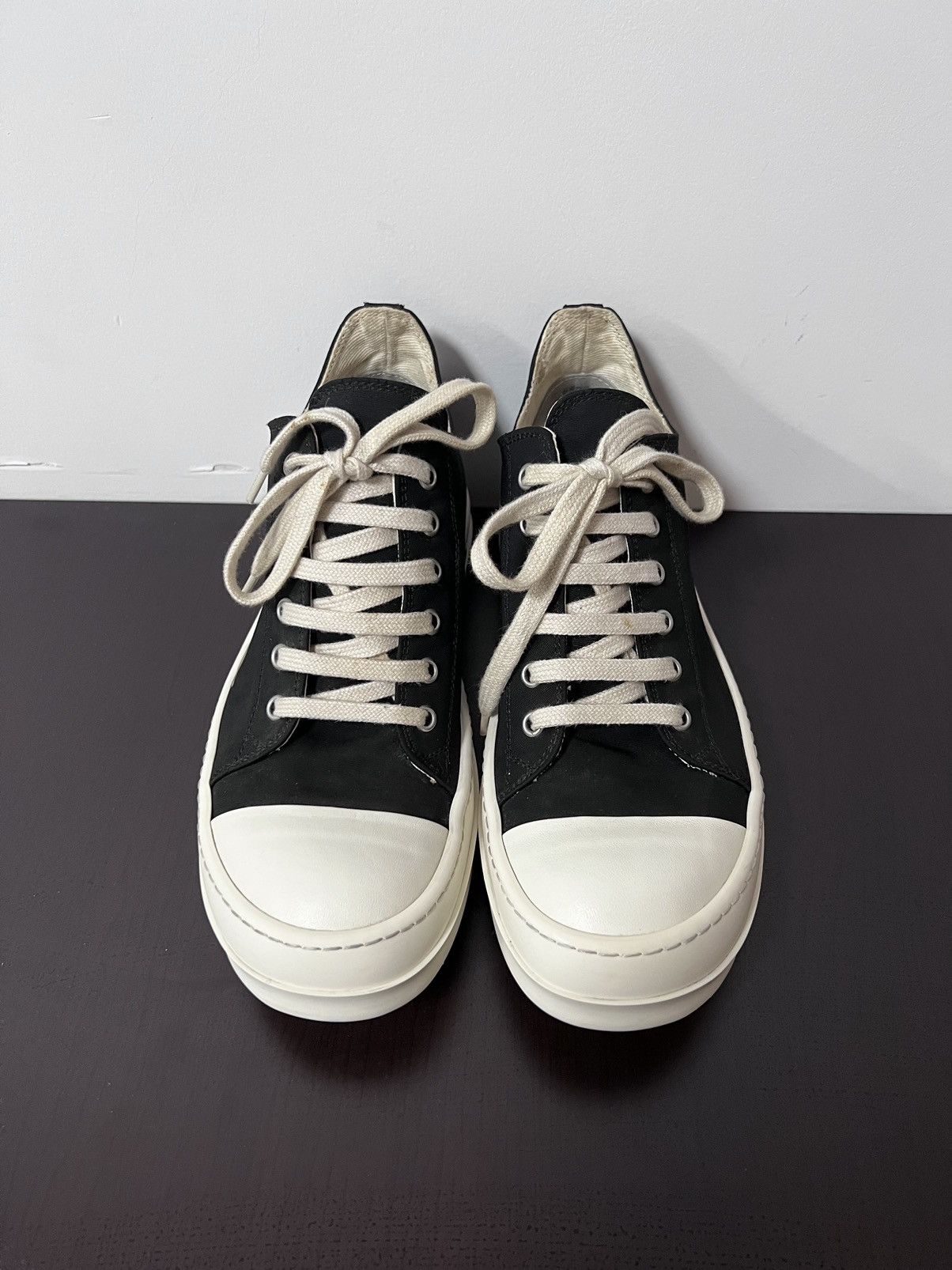 Rick Owens Drkshdw Rick owens drkshdw ramones low sneakers sz 39 Size US 9 / IT 39 - 3 Thumbnail