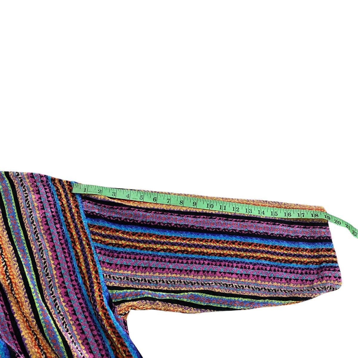 Missoni Rainbow Bathrobe Missoni Home 3D Knit Striped Sweater Unisex Size L / US 10 / IT 46 - 16 Thumbnail