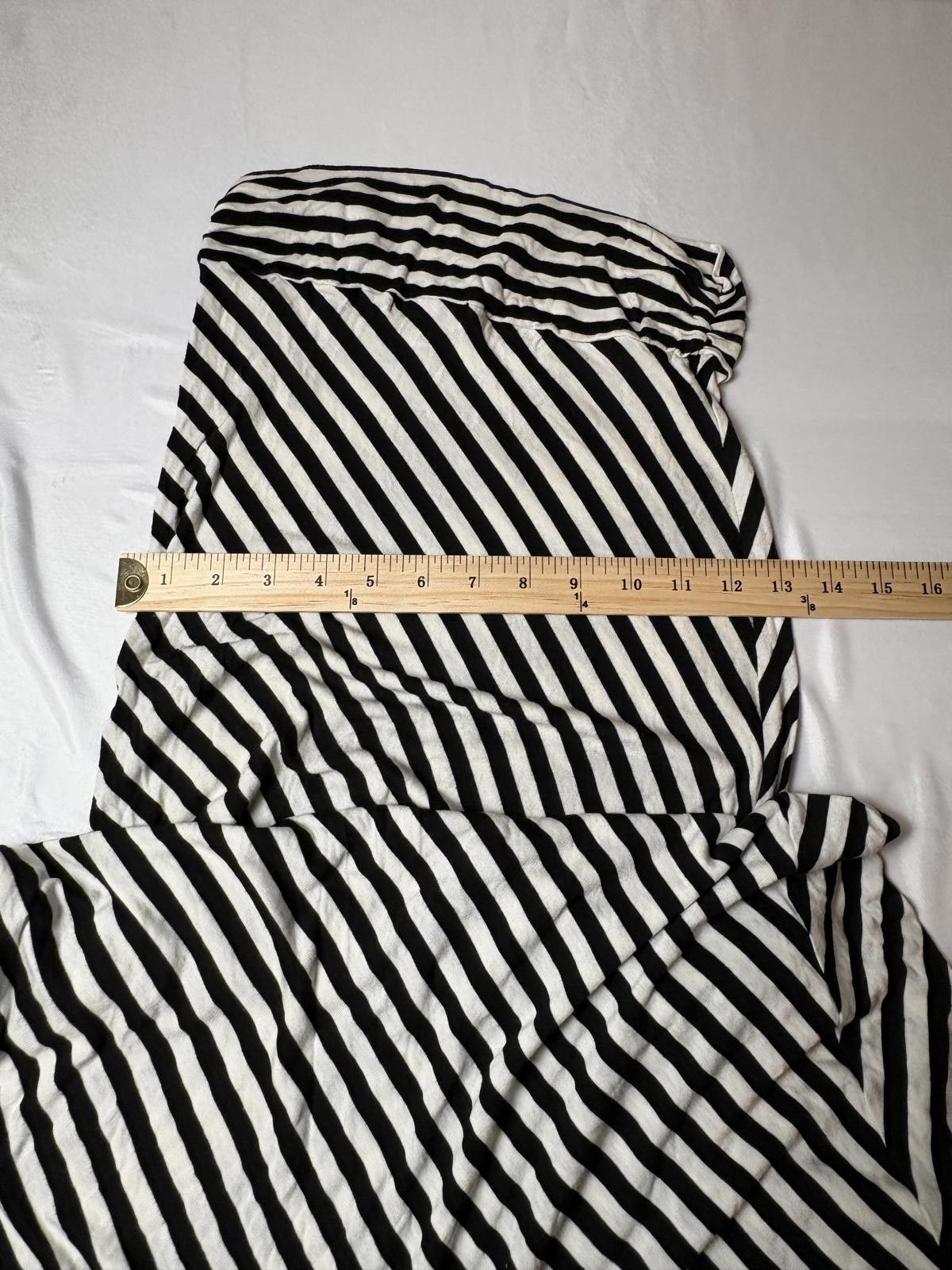 Other Long skirt Black and white striped Size 32" / US 10 / IT 46 - 4 Thumbnail