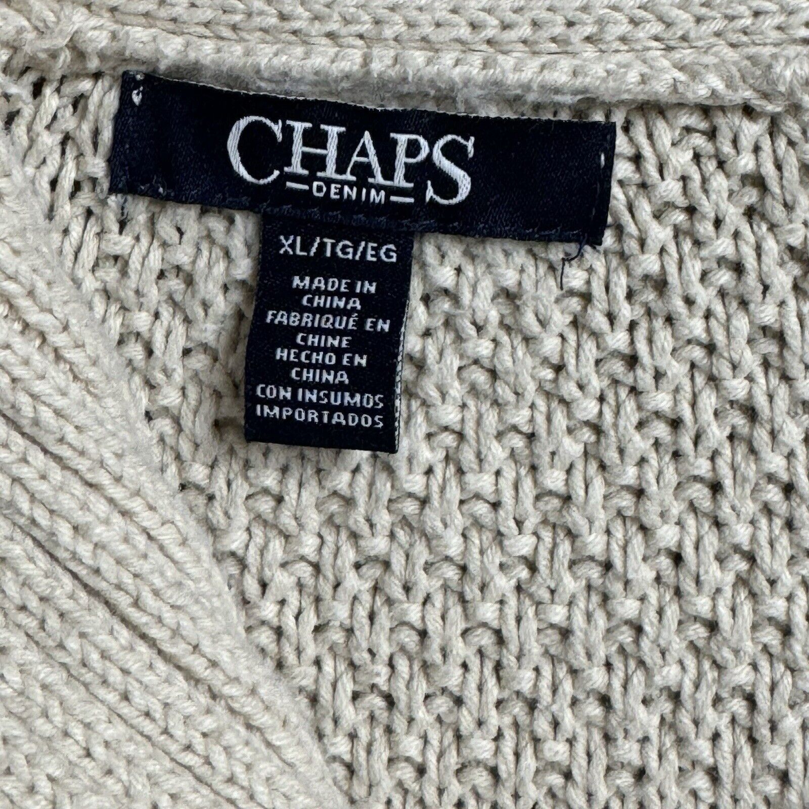 Chaps Chaps Sweater Womens XL Fair Isle Aztec Shawl Collar Warm Size XL / US 12-14 / IT 48-50 - 10 Thumbnail