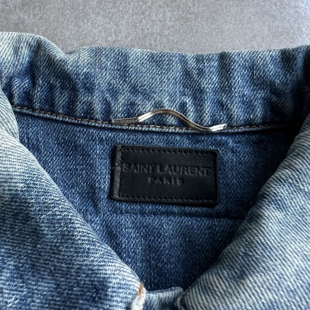 Saint Laurent Paris Hedi era Saint Laurent Denim Jacket Size US S / EU 44-46 / 1 - 3 Thumbnail